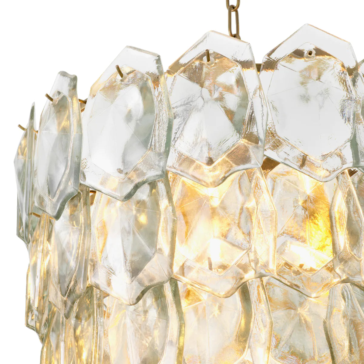 ELIAS chandelier transparent glass