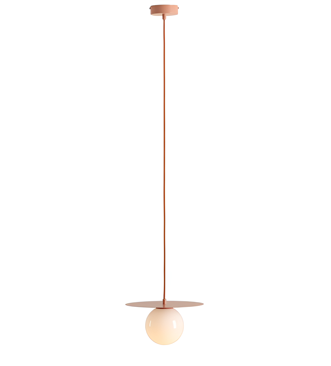Hanging lamp coral loop