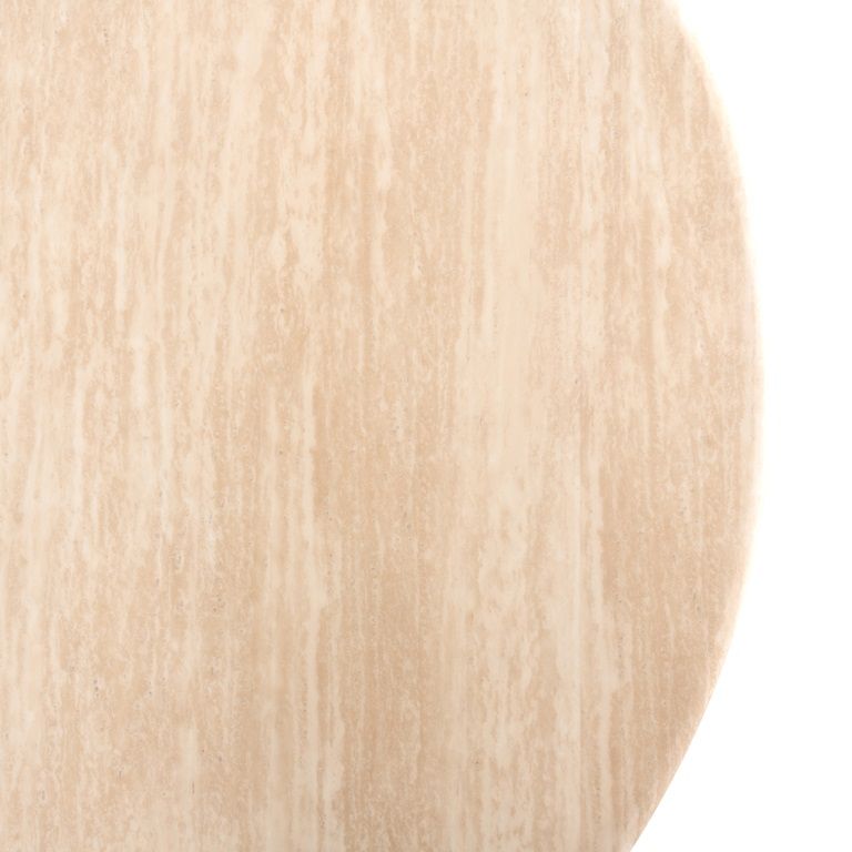 FICTUS Beige Round Table