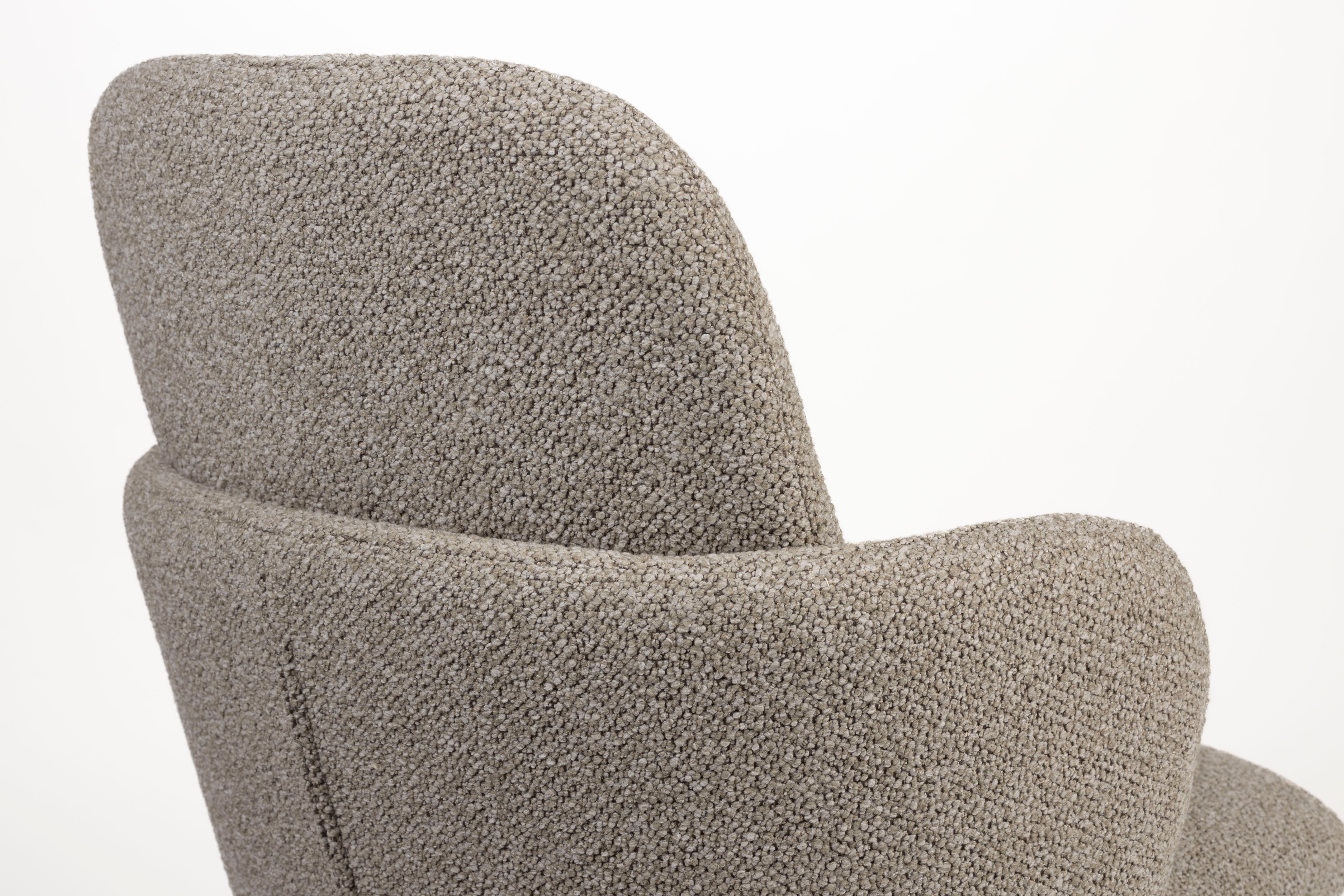 Stuhl mit Armlehnen Jerrico Grey -Brown