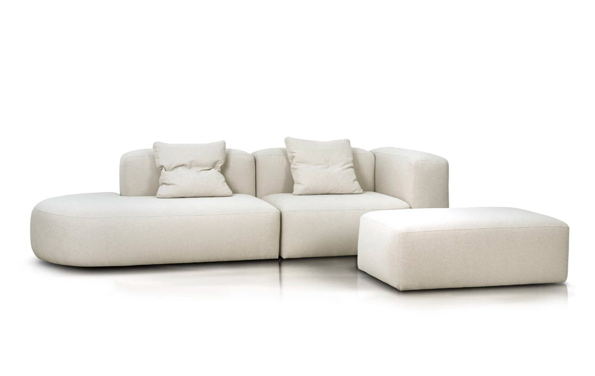 Left-sided corner sofa BABBLE customizable