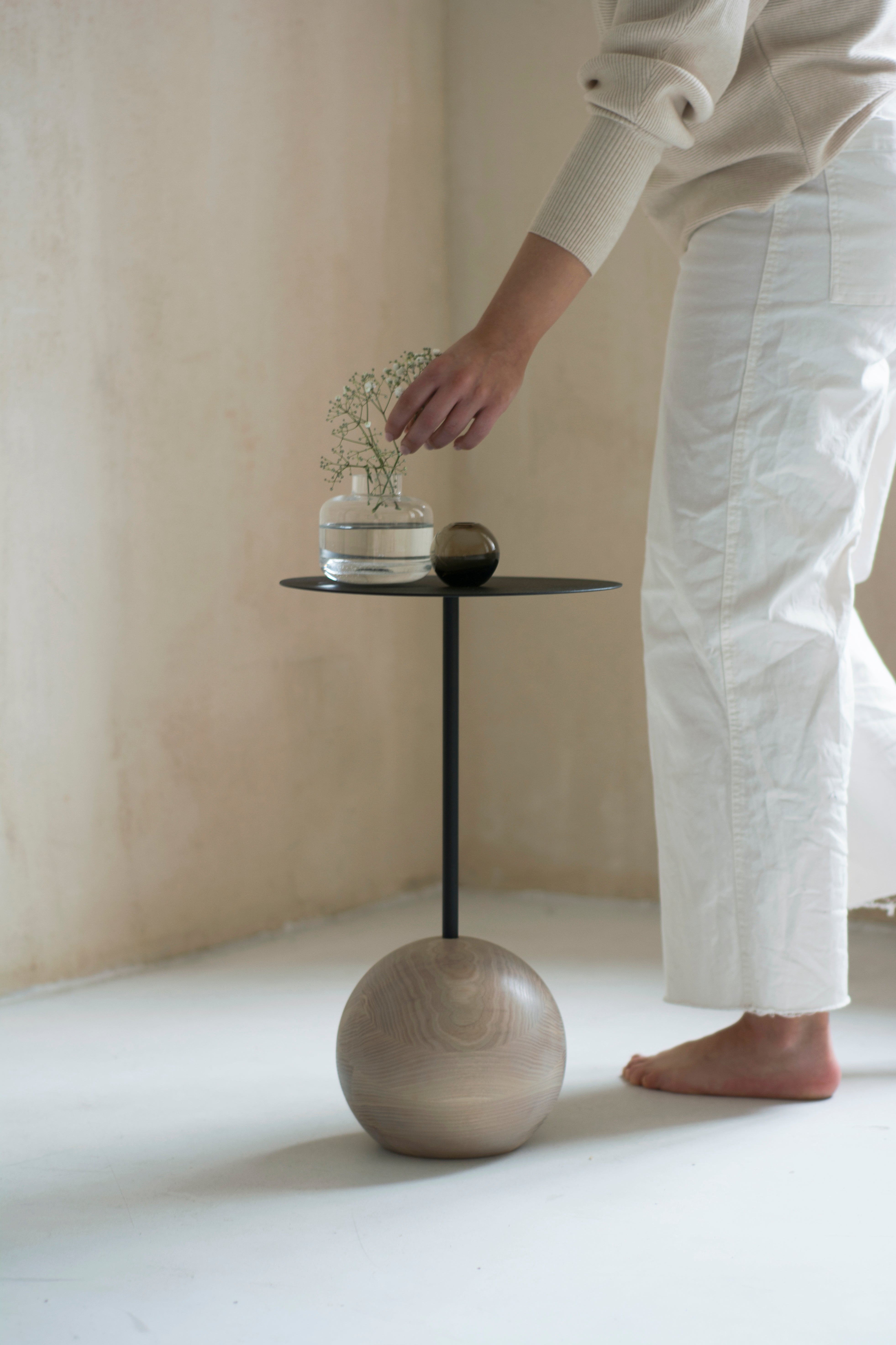 SU Coffee Table Wood and Steel