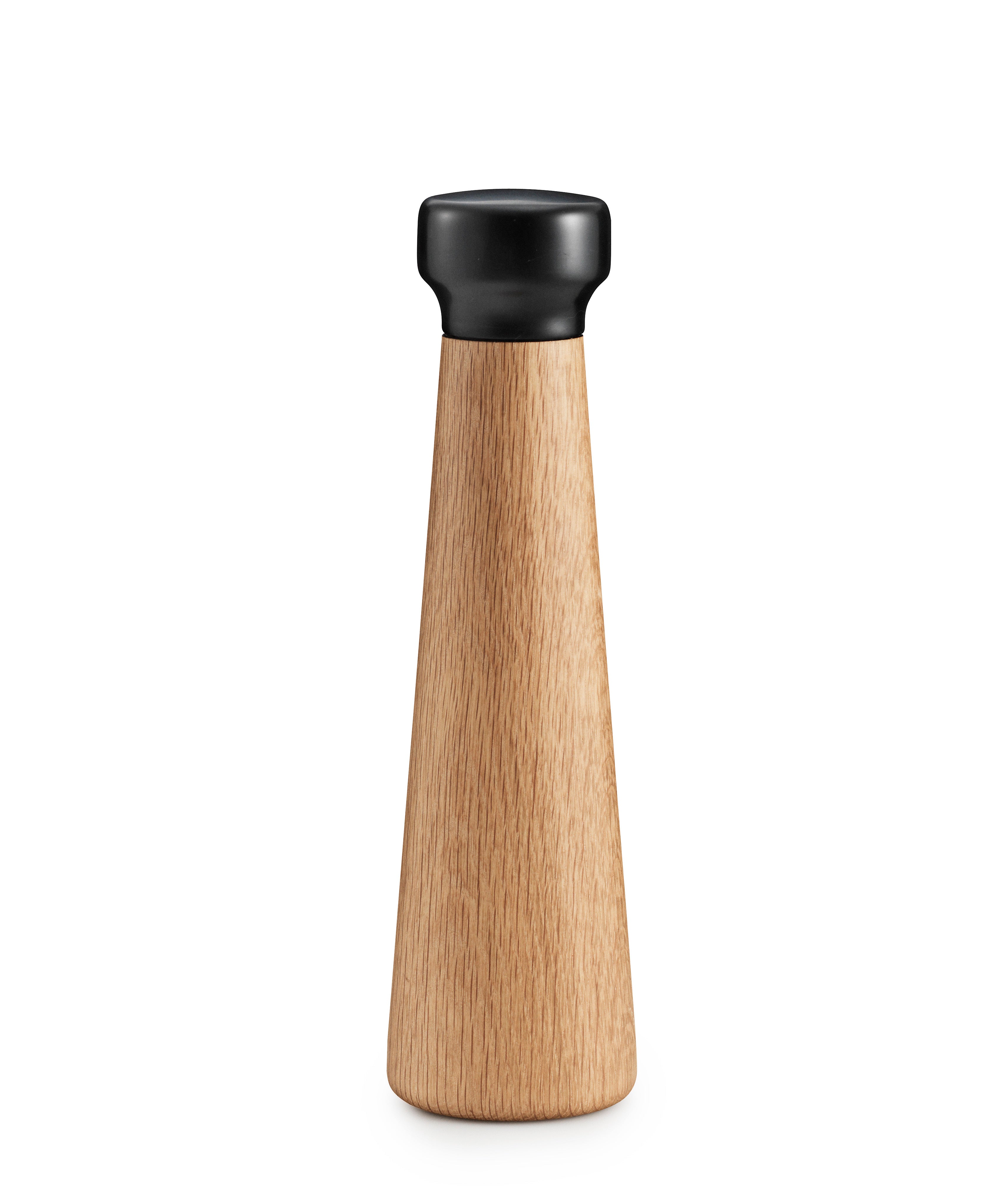 Pfeffermühle CRAFT aus Eichenholz mit schwarzem Marmor