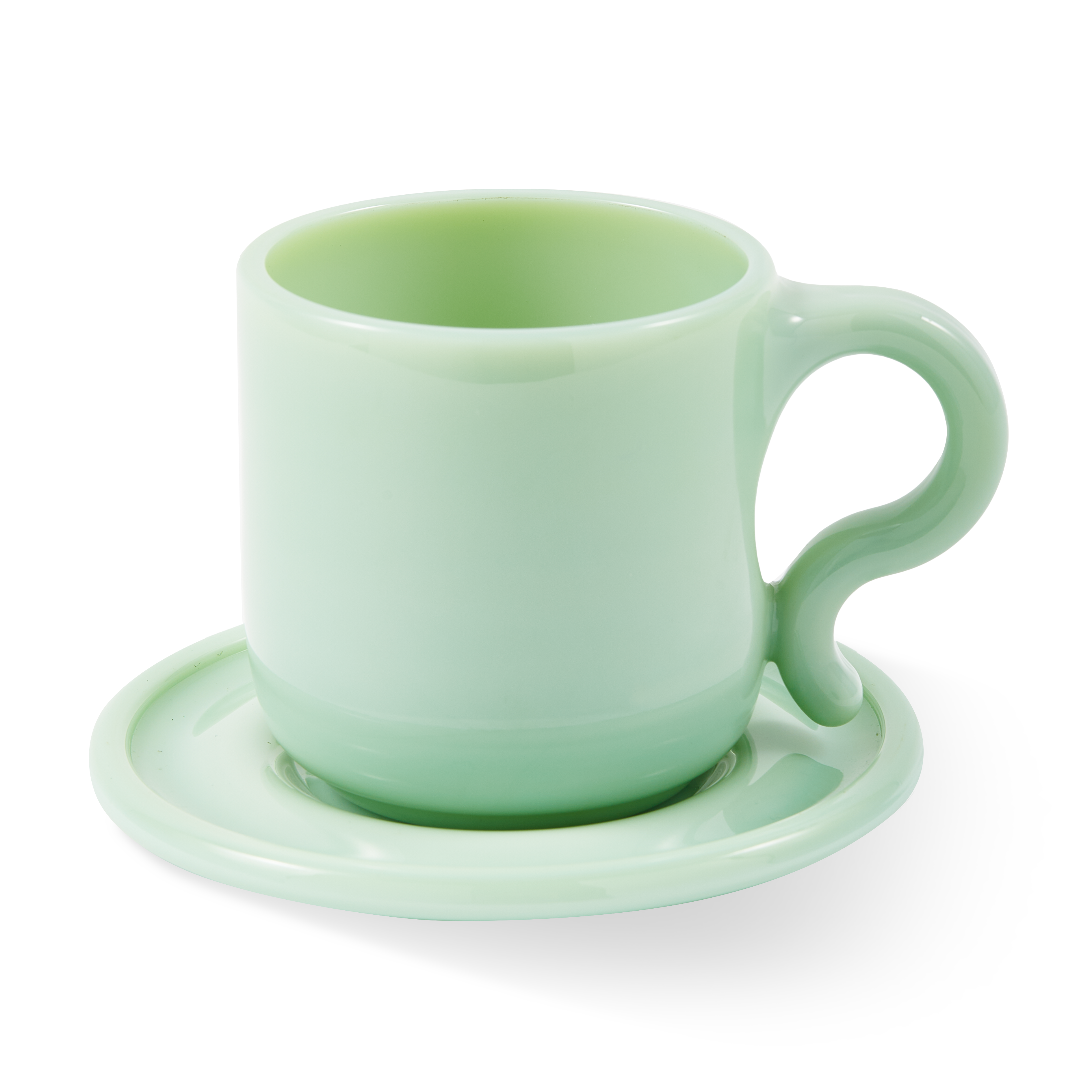 GOBI Light Green Cappuccino Mug Set