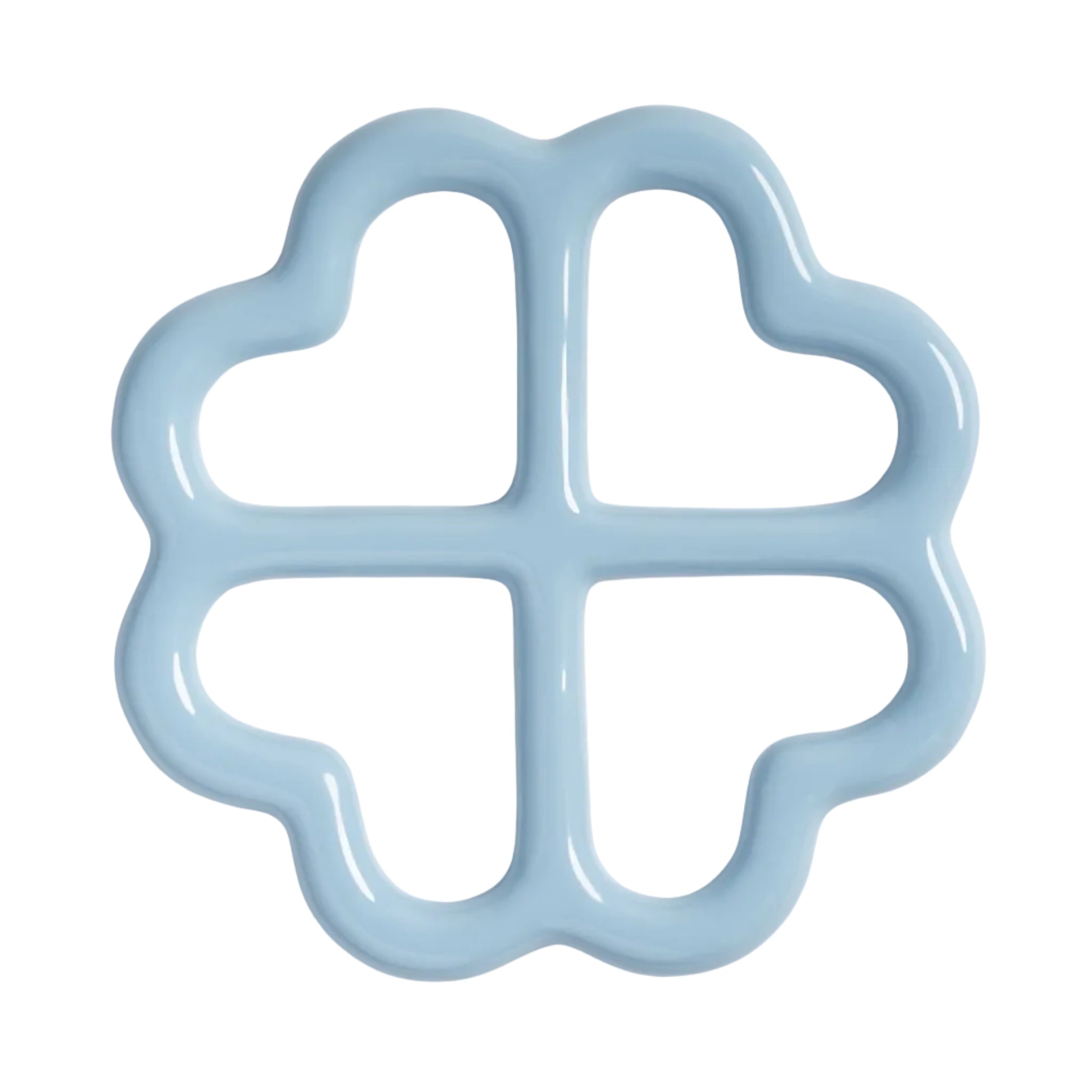 CLOVER coaster blue