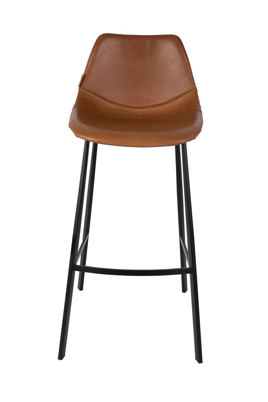 Franky Bar Stool Eco -leather brown