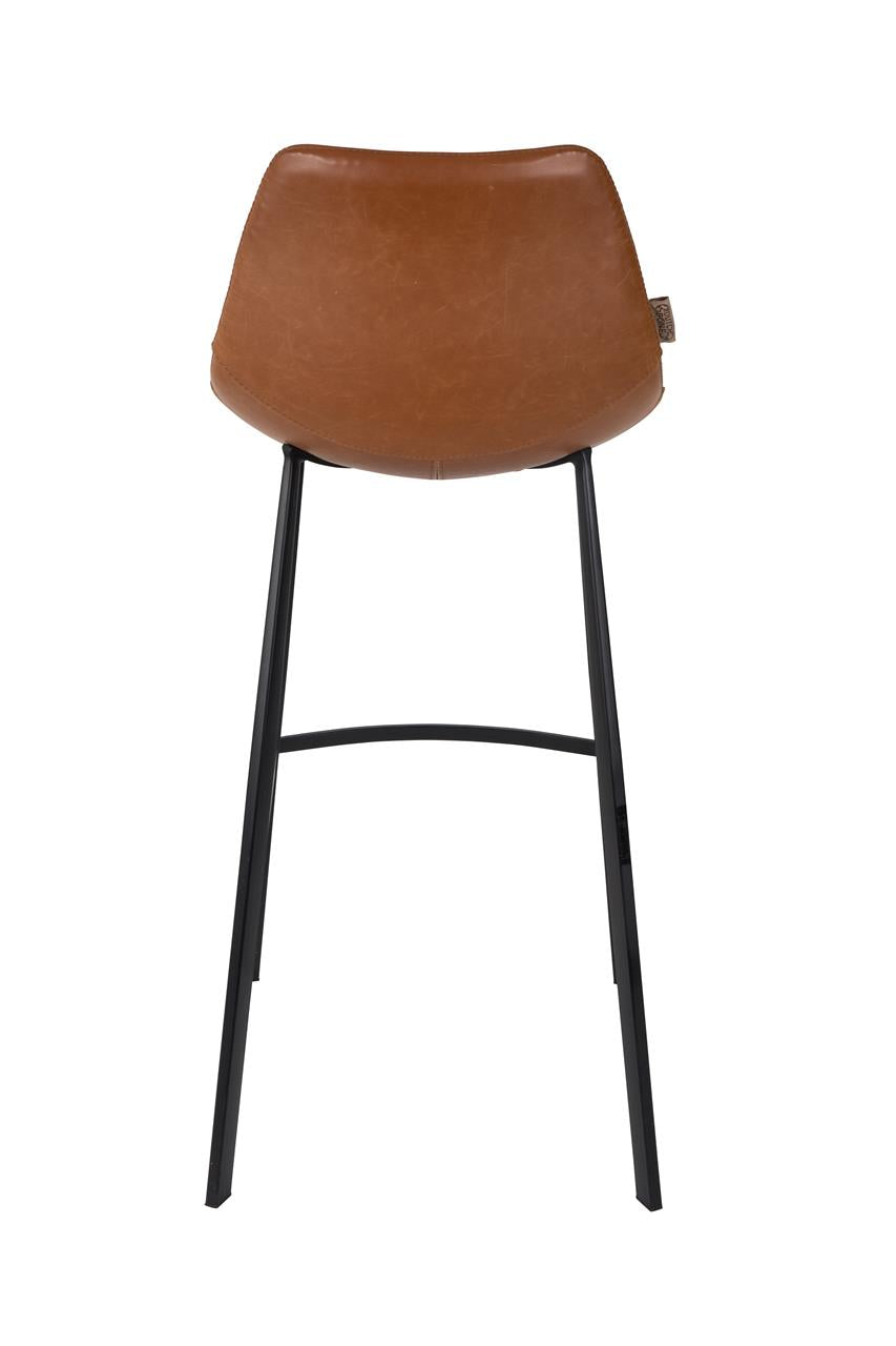 Franky Bar Stool Eco -leather brown