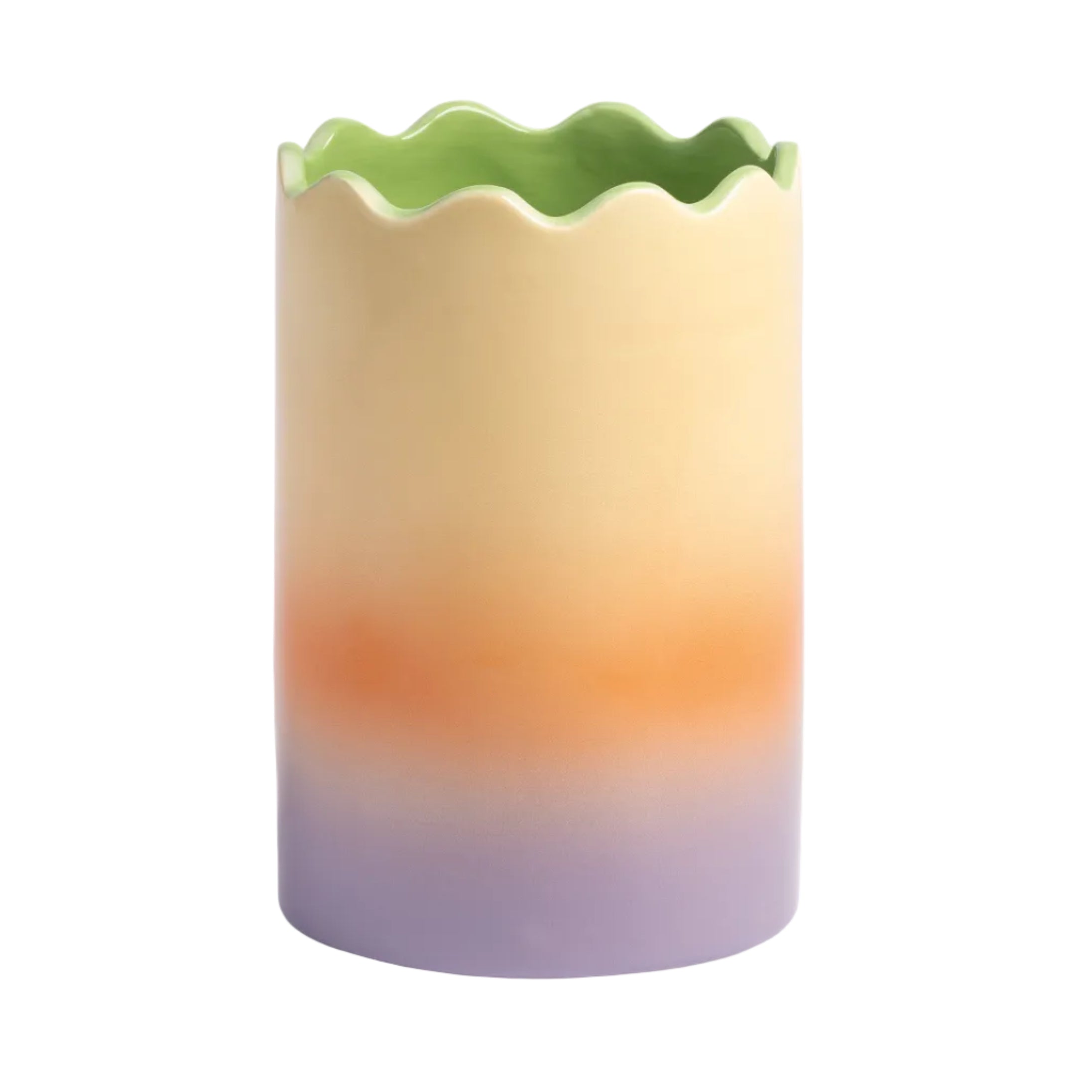 Vase FADE purple-orange gradient
