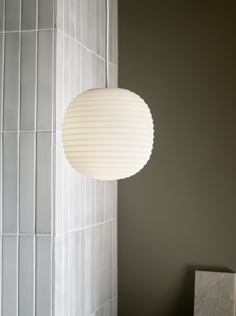 Lanter weiße Hanglampe