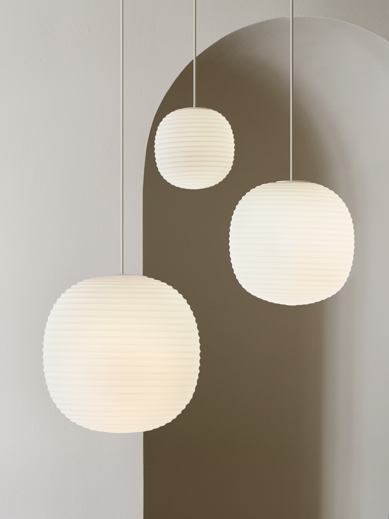 Lanter weiße Hanglampe