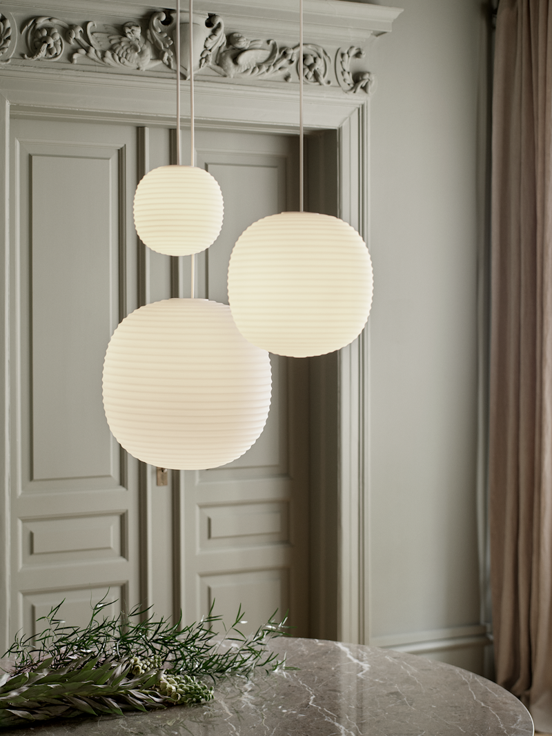 Lanter weiße Hanglampe