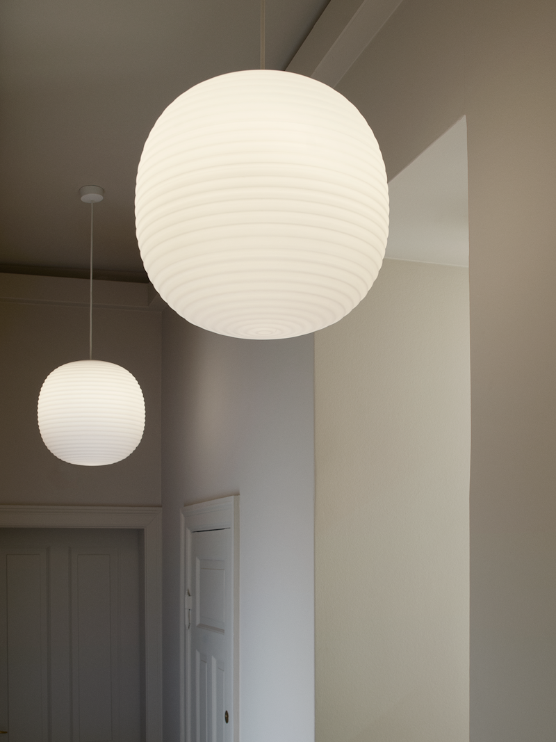 Lanter weiße Hanglampe