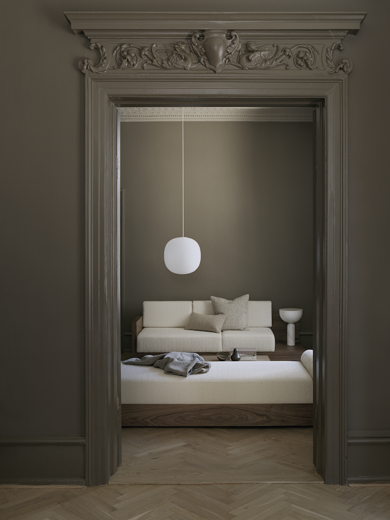 Lanter weiße Hanglampe