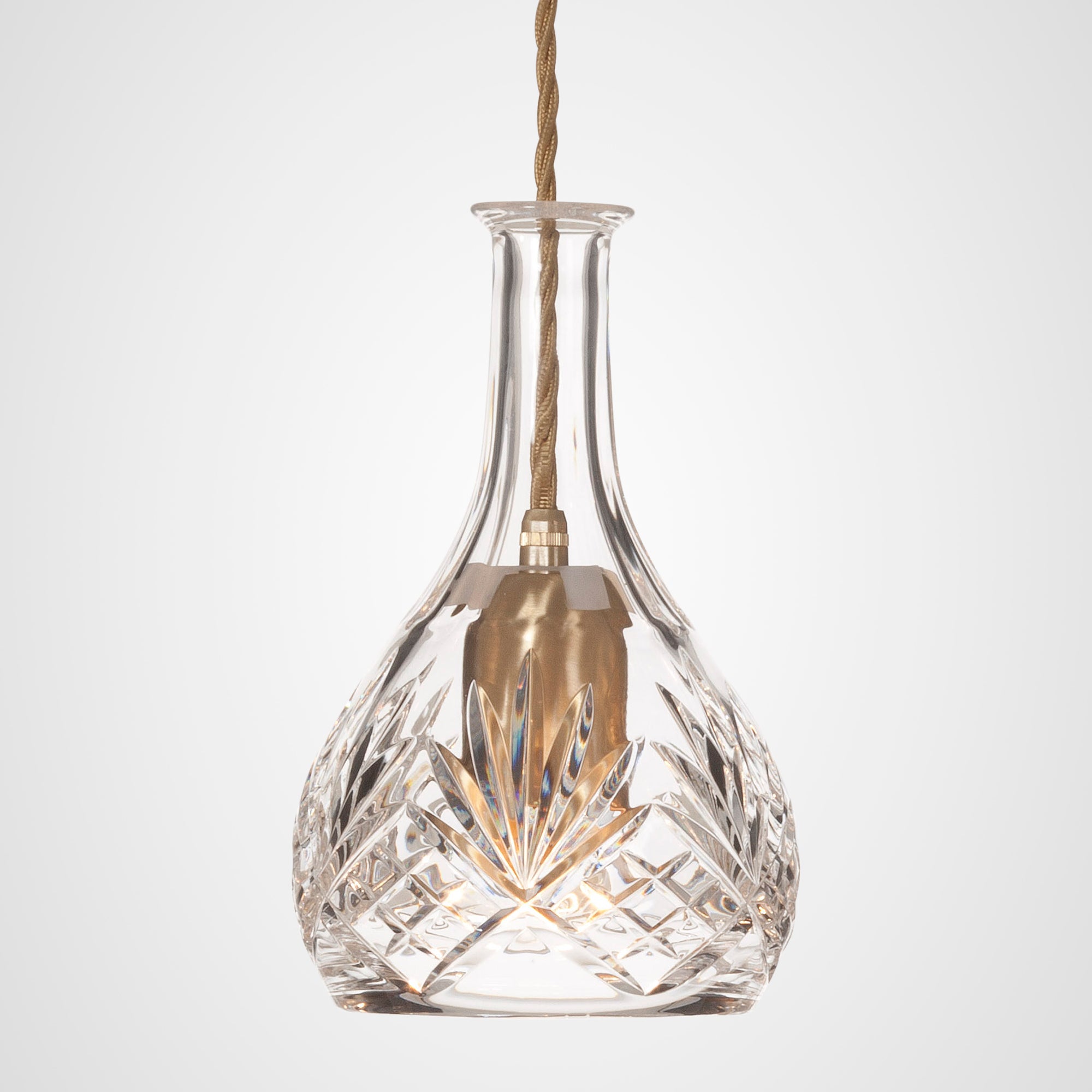 BELL DECANTERLIGHT Pendant Lamp in Crystal Glass