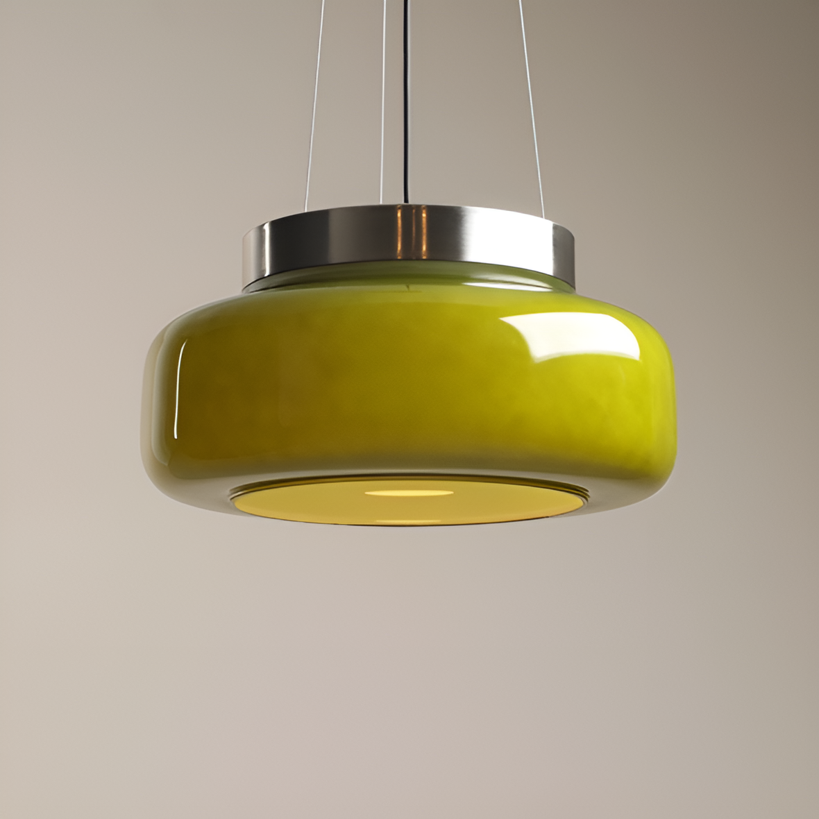 Bonbon green hanging lamp