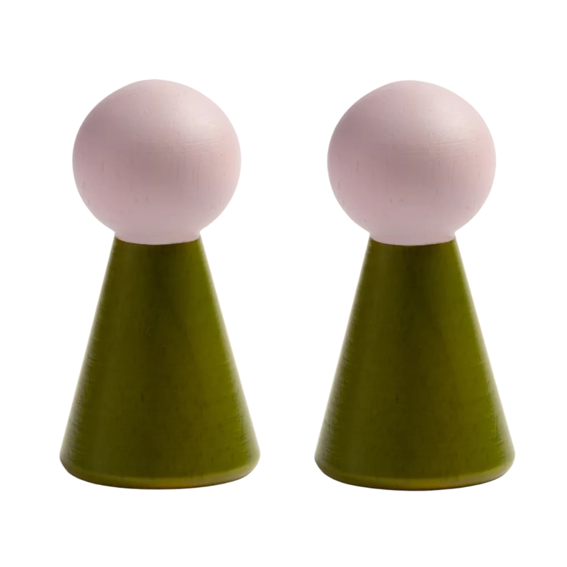 HALMA Wall Hook Set Green with Pink