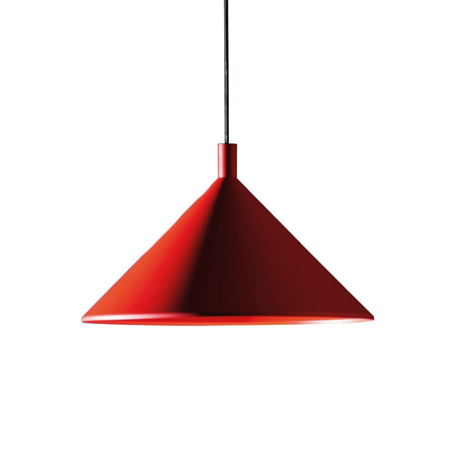 CONO pendant lamp in glossy red