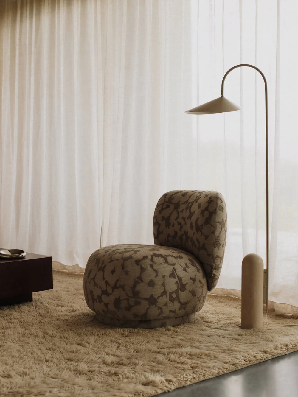 Swivel Armchair RICO PICCOLO LOUNGE Cilla taupe