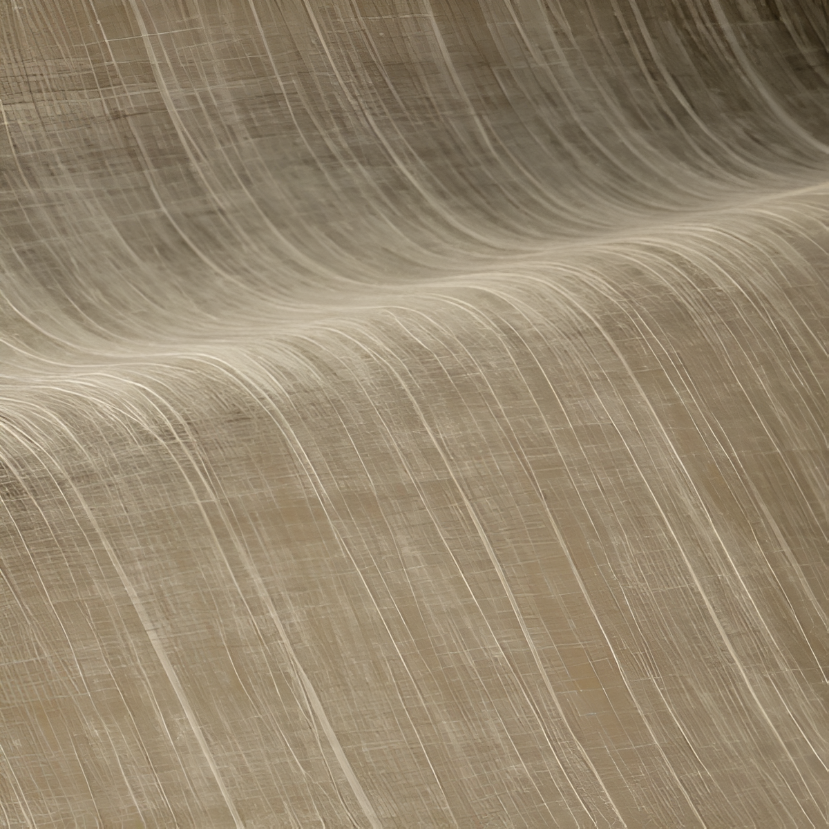 Pleated Structural Textile Wallpaper RAI - DARK BEIGE