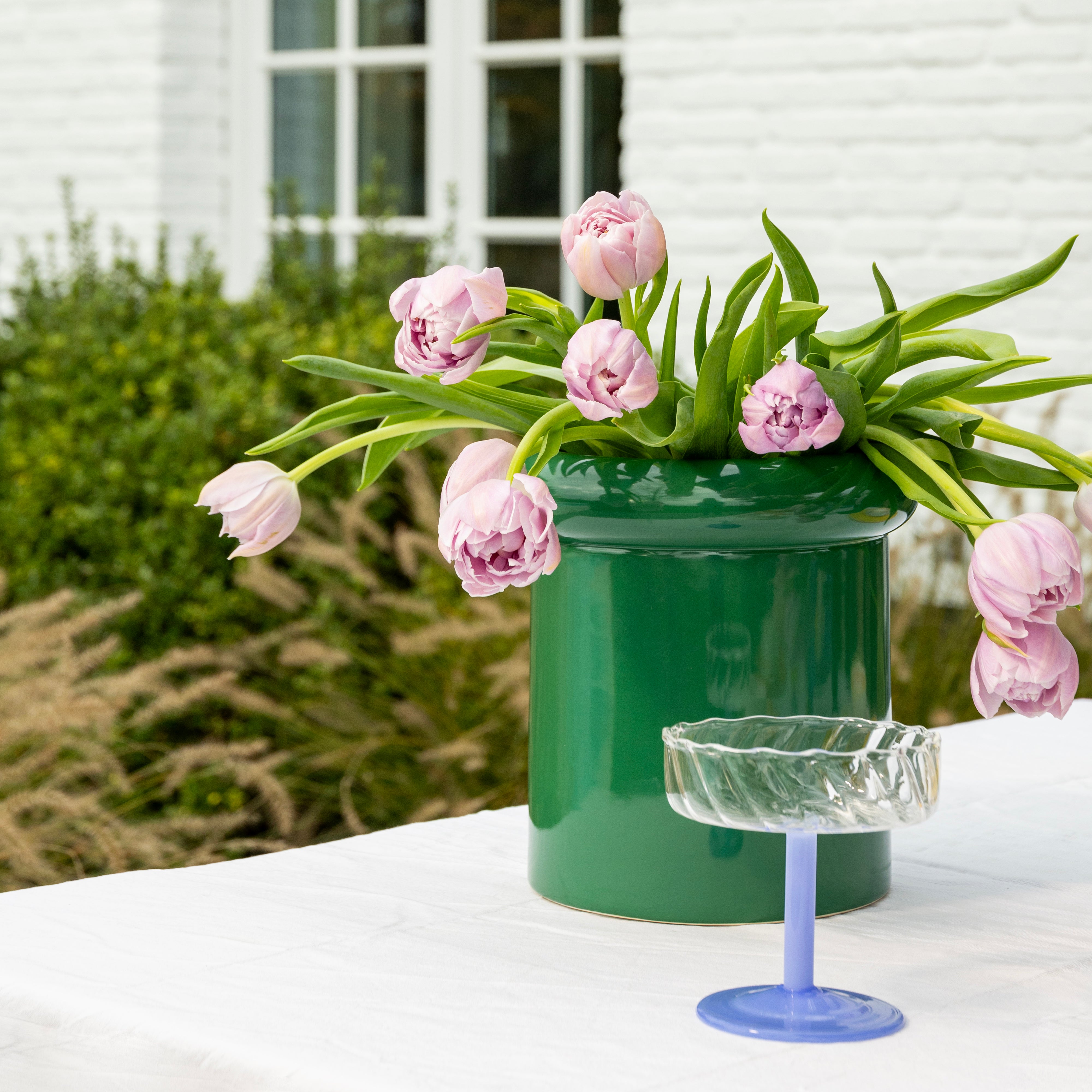 TURBAN vase green