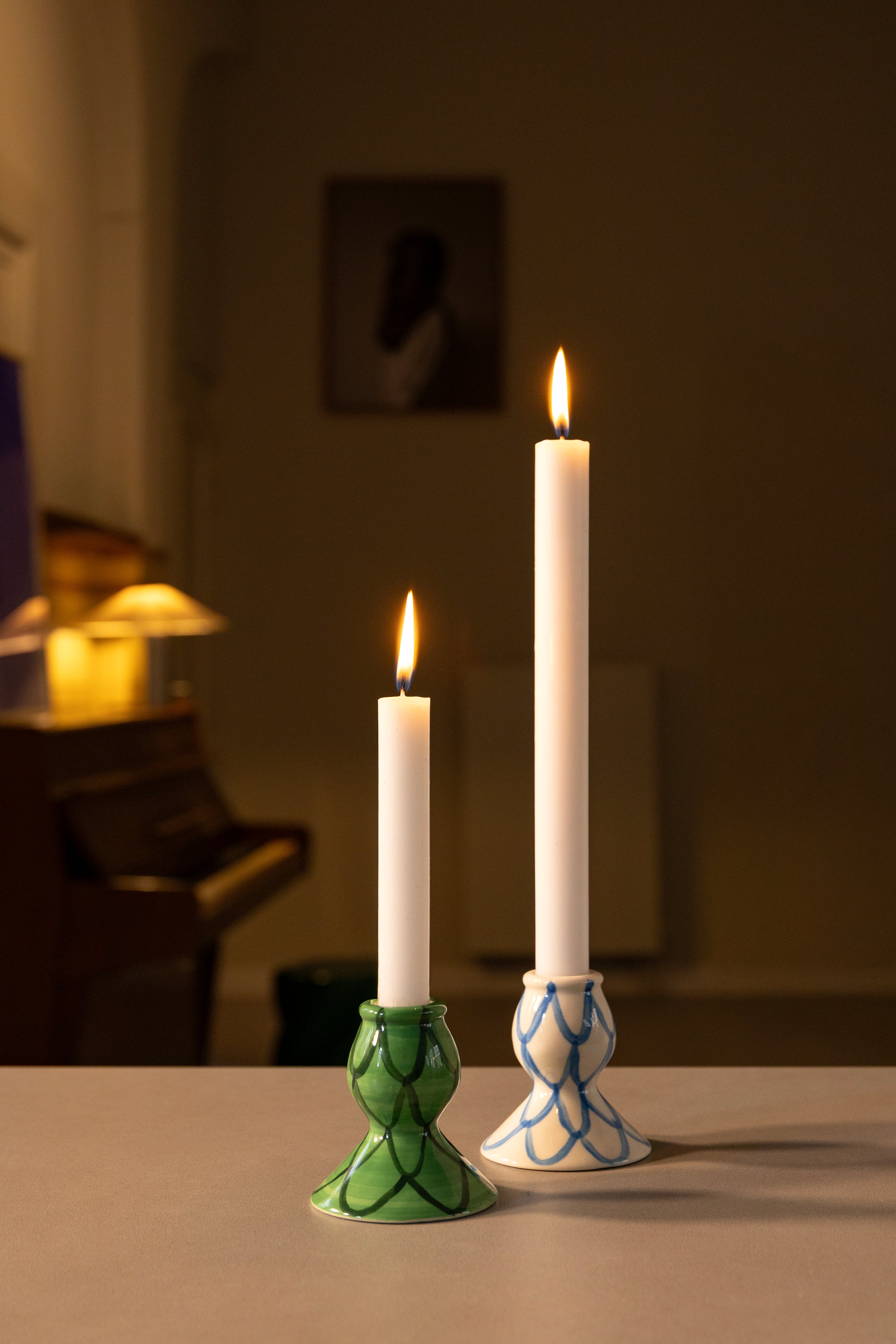 SIRENE Green Candle Holder