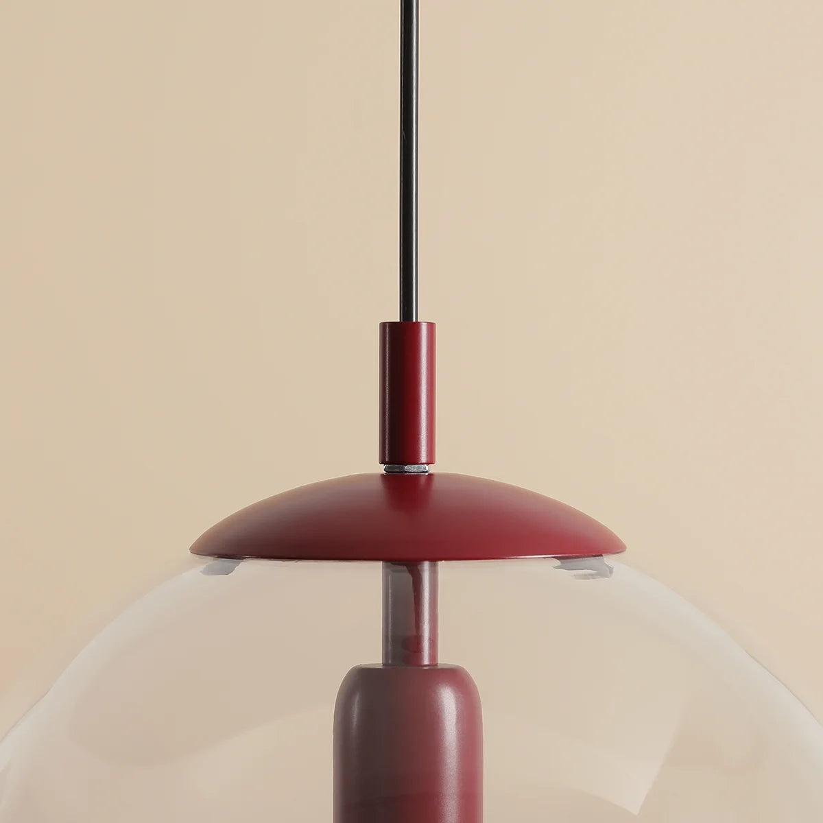 GLOBE Hängelampe rot