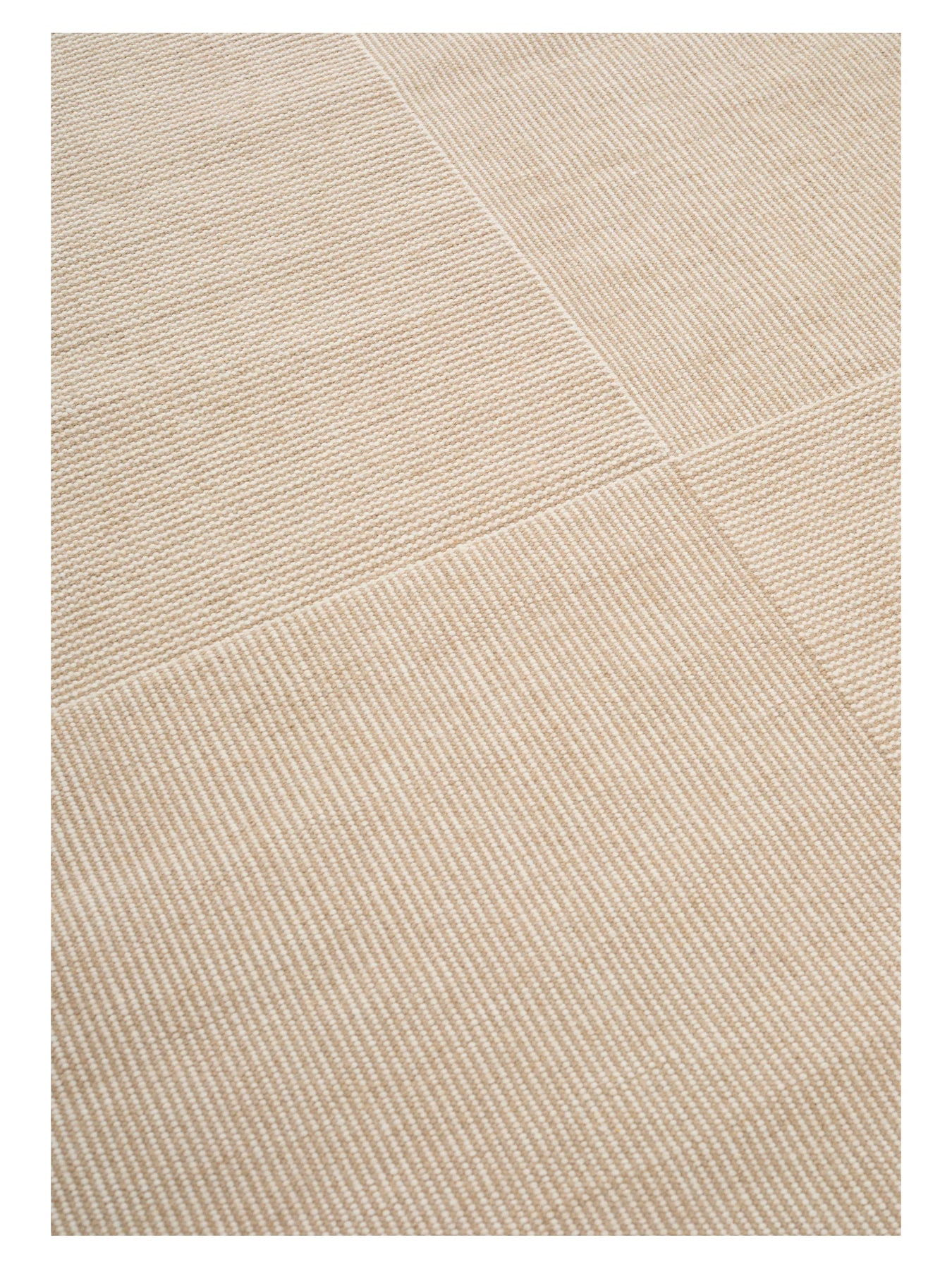 Teppich KENT weiß mit beige