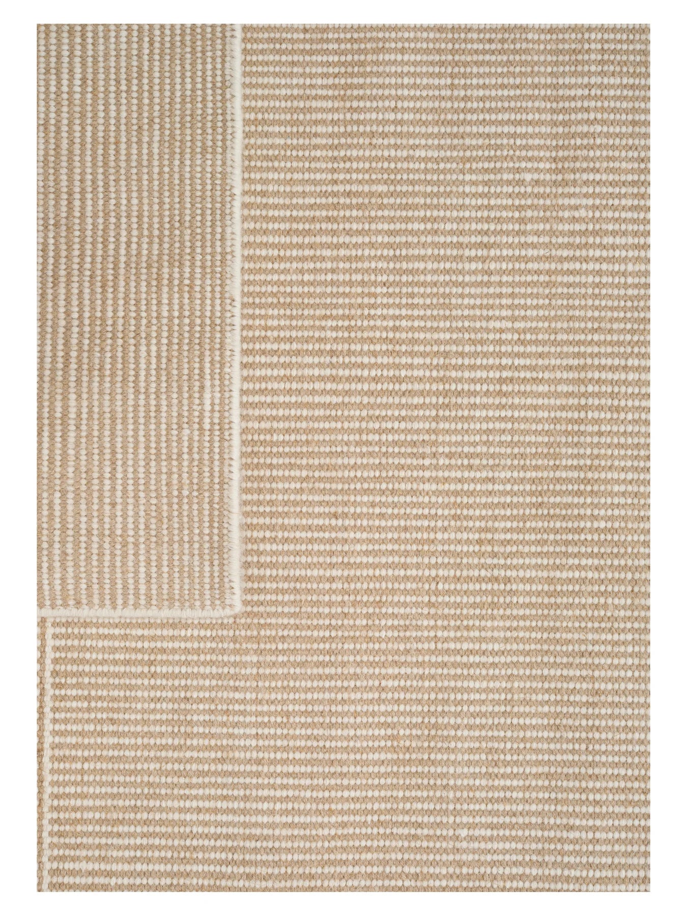Teppich KENT weiß mit beige