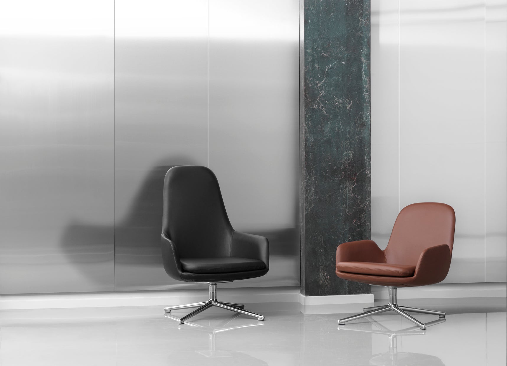 Era Low Aluminum Era Rotary Armchair