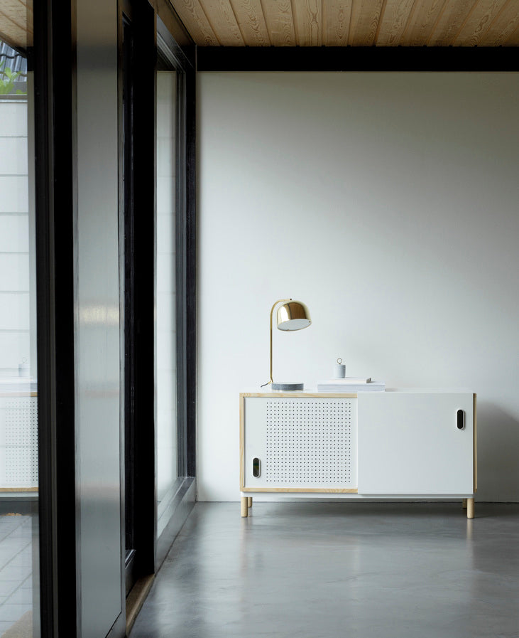 Chest of drawers with cabin drawers white