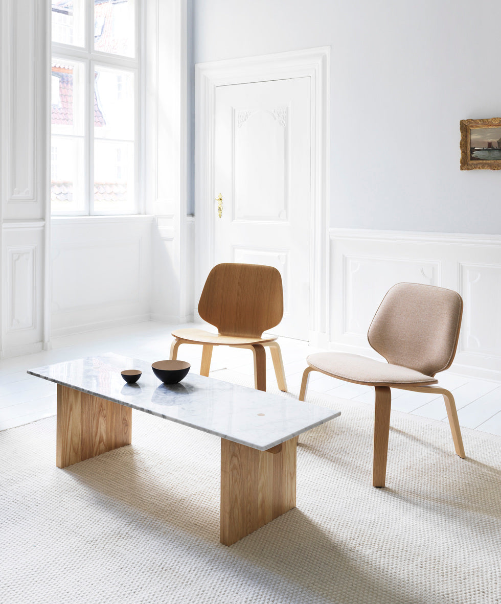 Upholstered chair My front black ash veneer