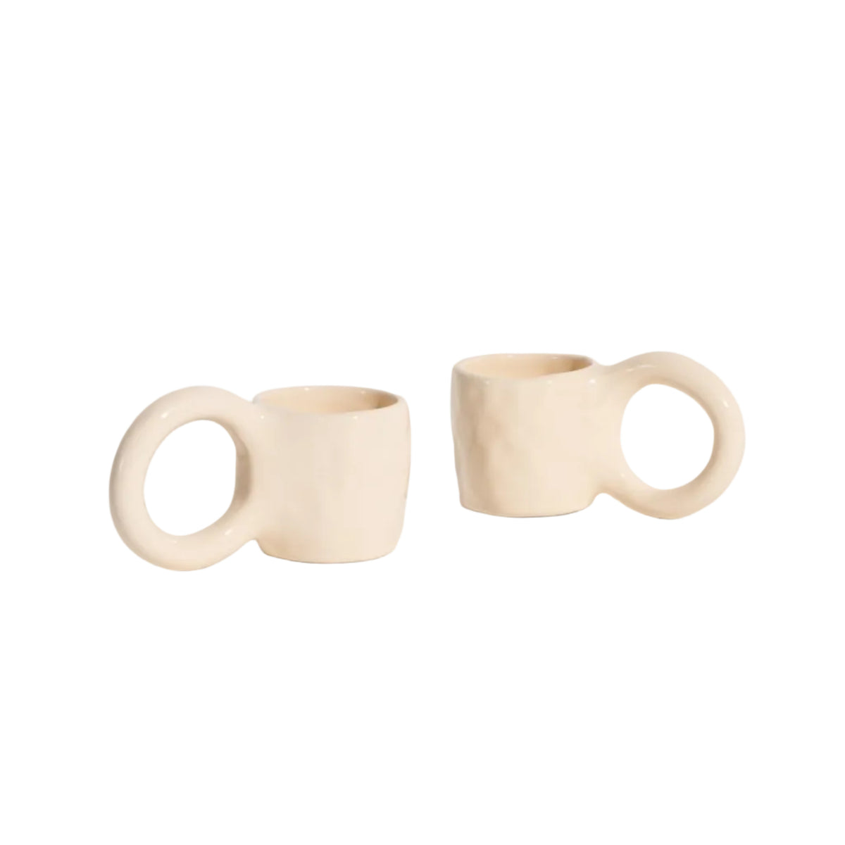 Vanilla DONUT Espresso Cup Set