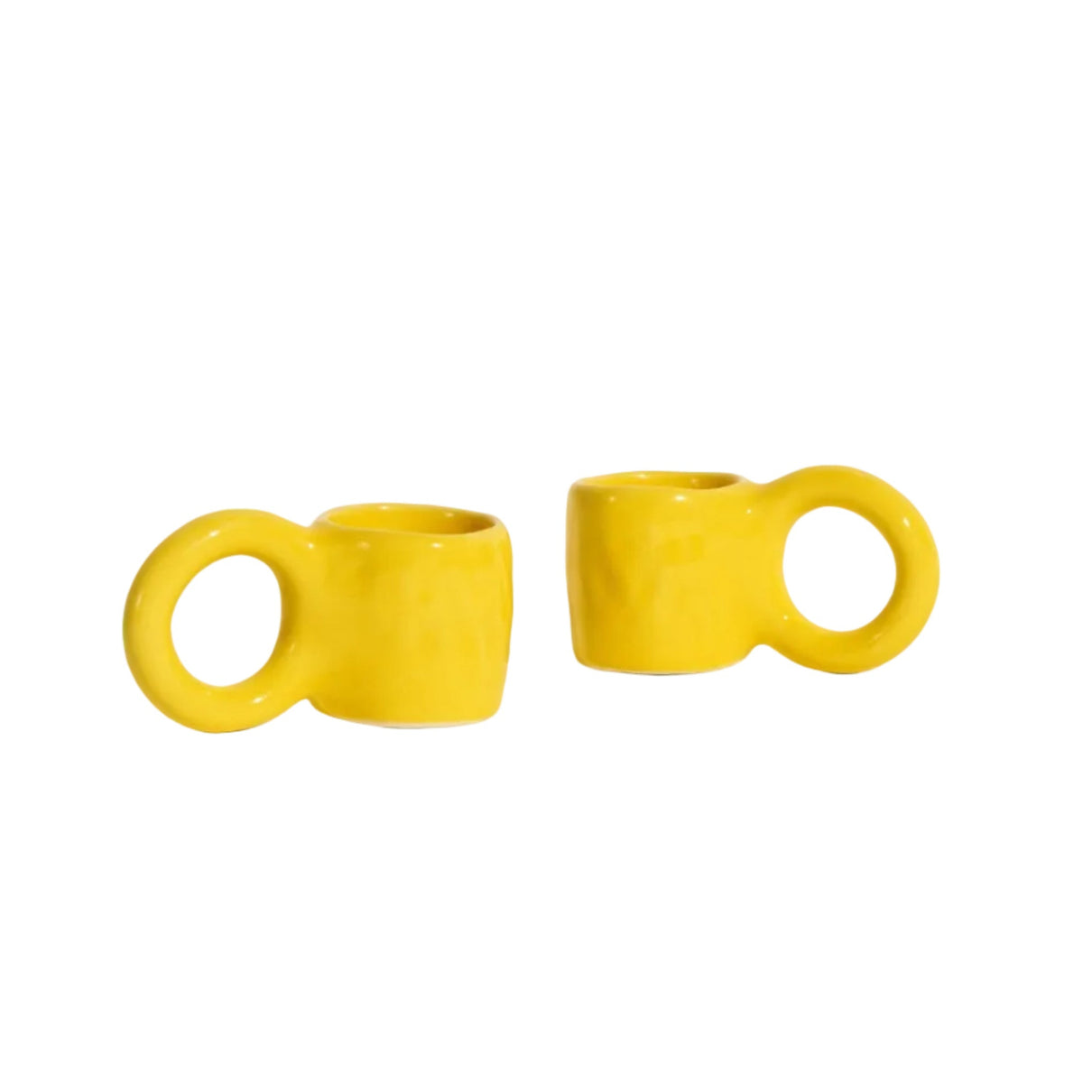 DONUT yellow espresso cup set