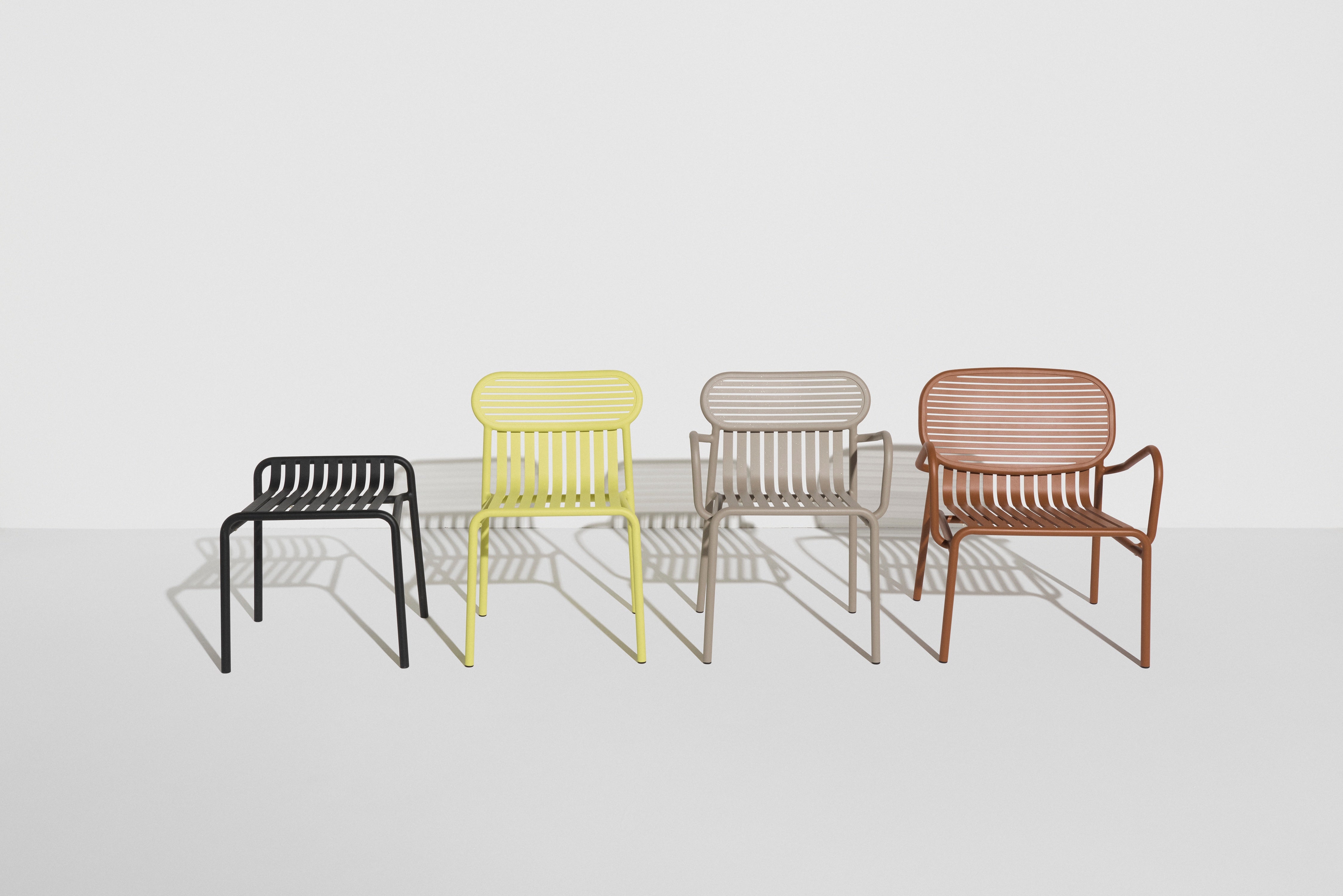WEEK-END garden armchair in dove blue
