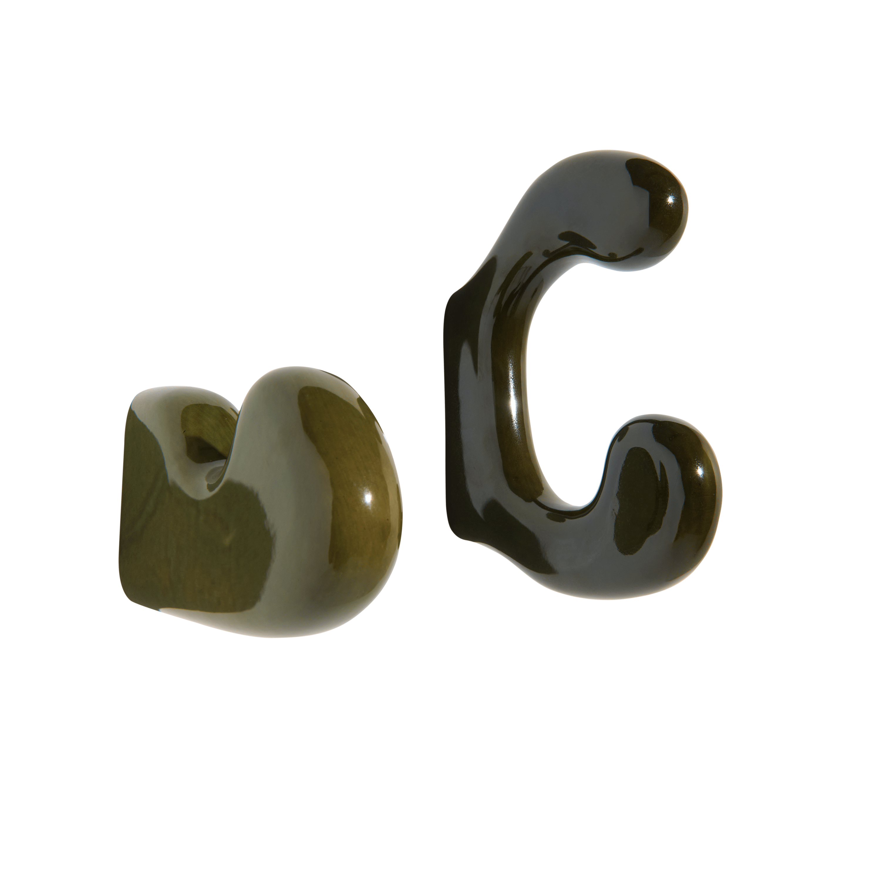 KLUMP green wall hook set