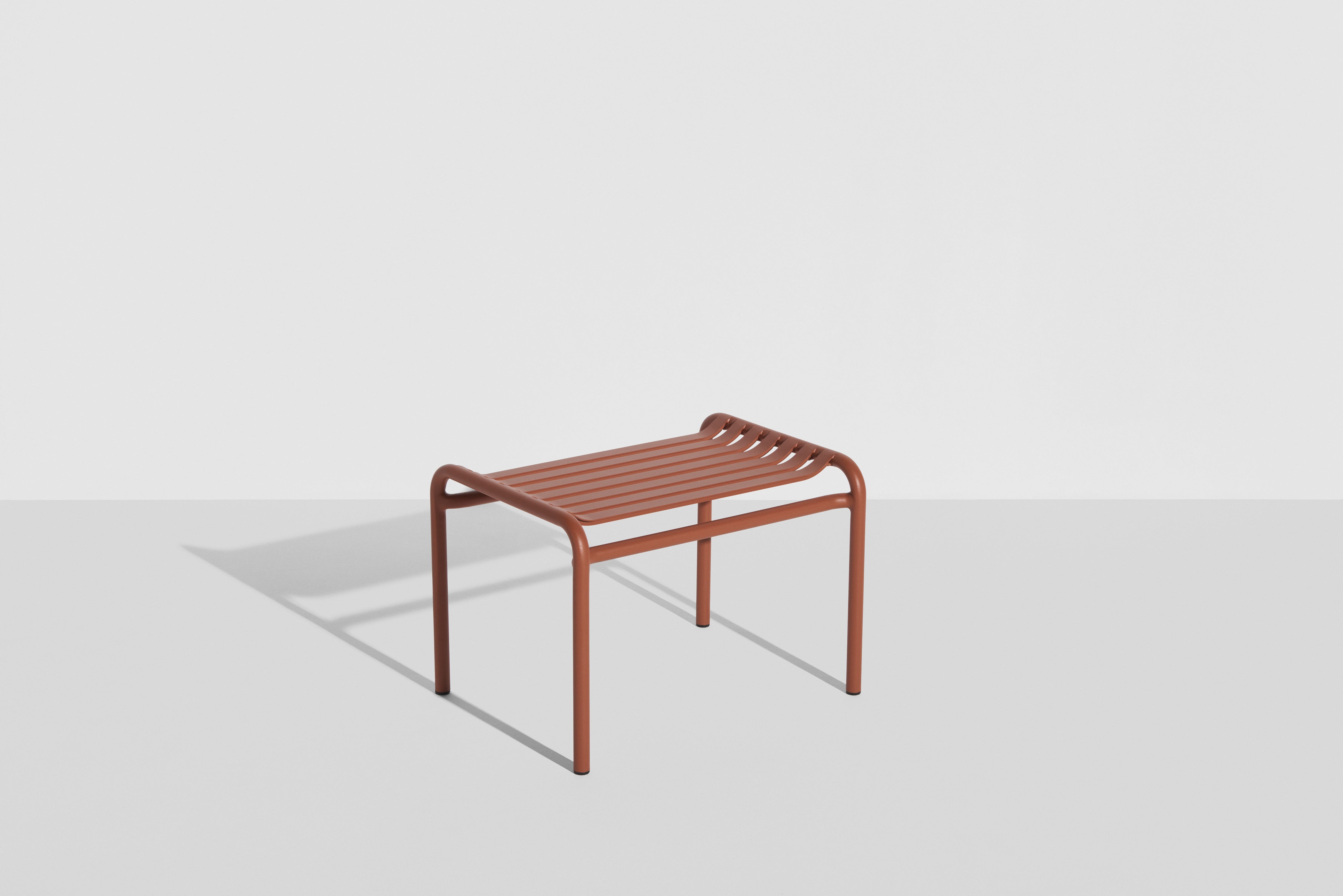 WEEK-END garden footstool in terracotta