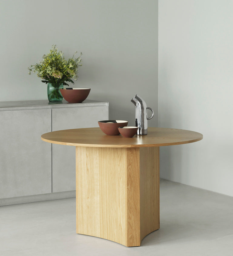 Runder Tisch Bue Oak Furnier