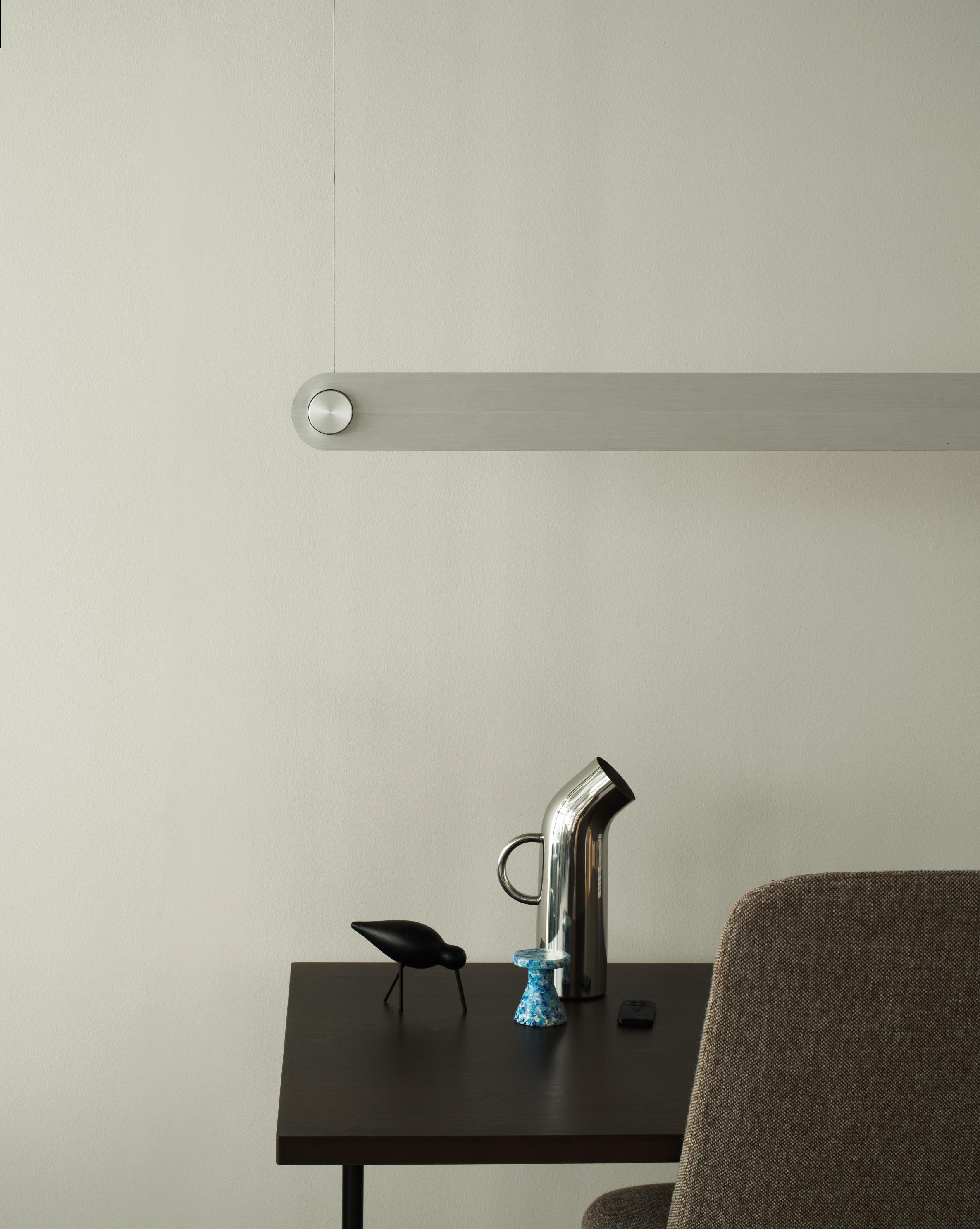 DIM LINEAR technische Lampe aus gebürstetem Aluminium