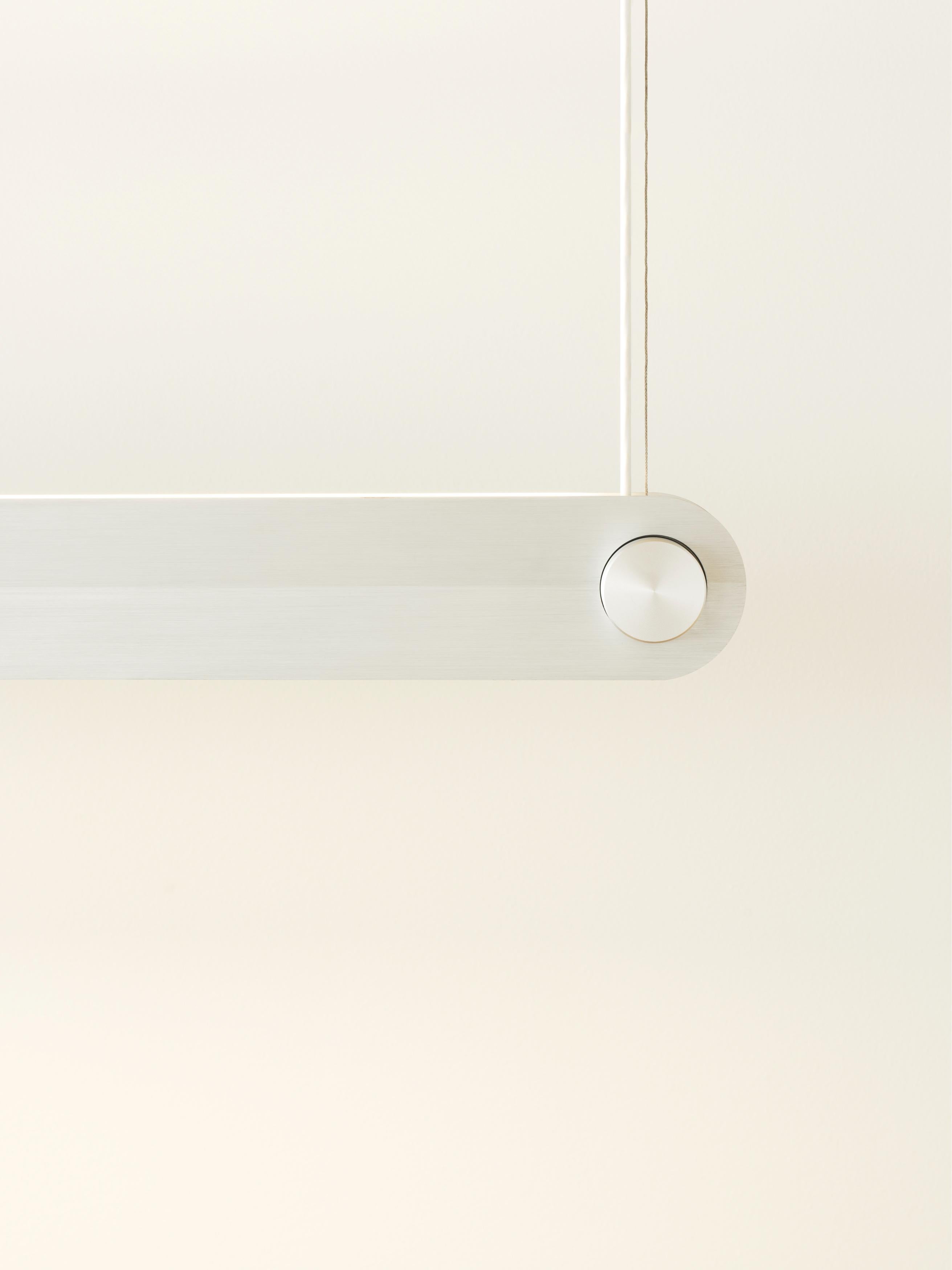 DIM LINEAR technische Lampe aus gebürstetem Aluminium