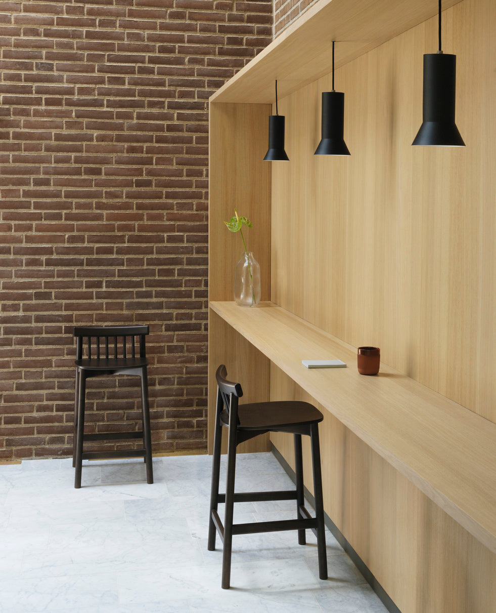 Pind Bar Stuhl Brauner Aschefurnier
