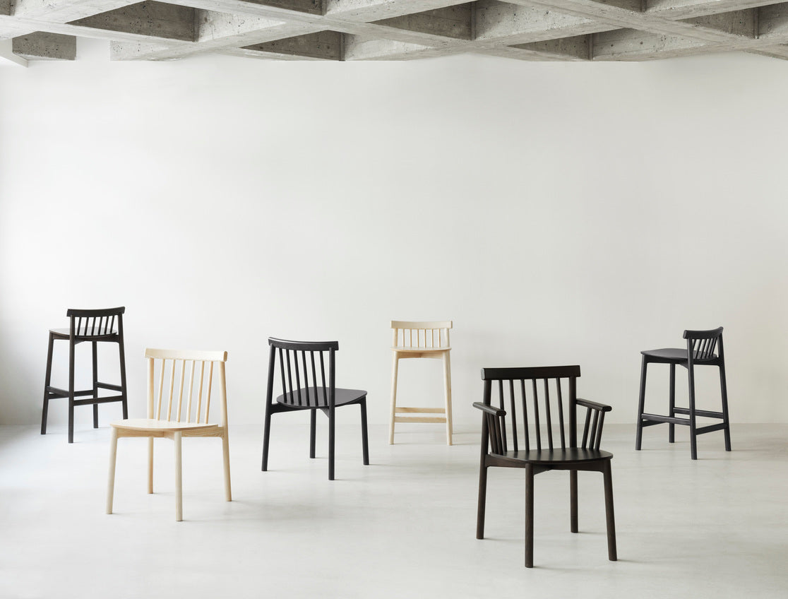 PIND chair black ash veneer