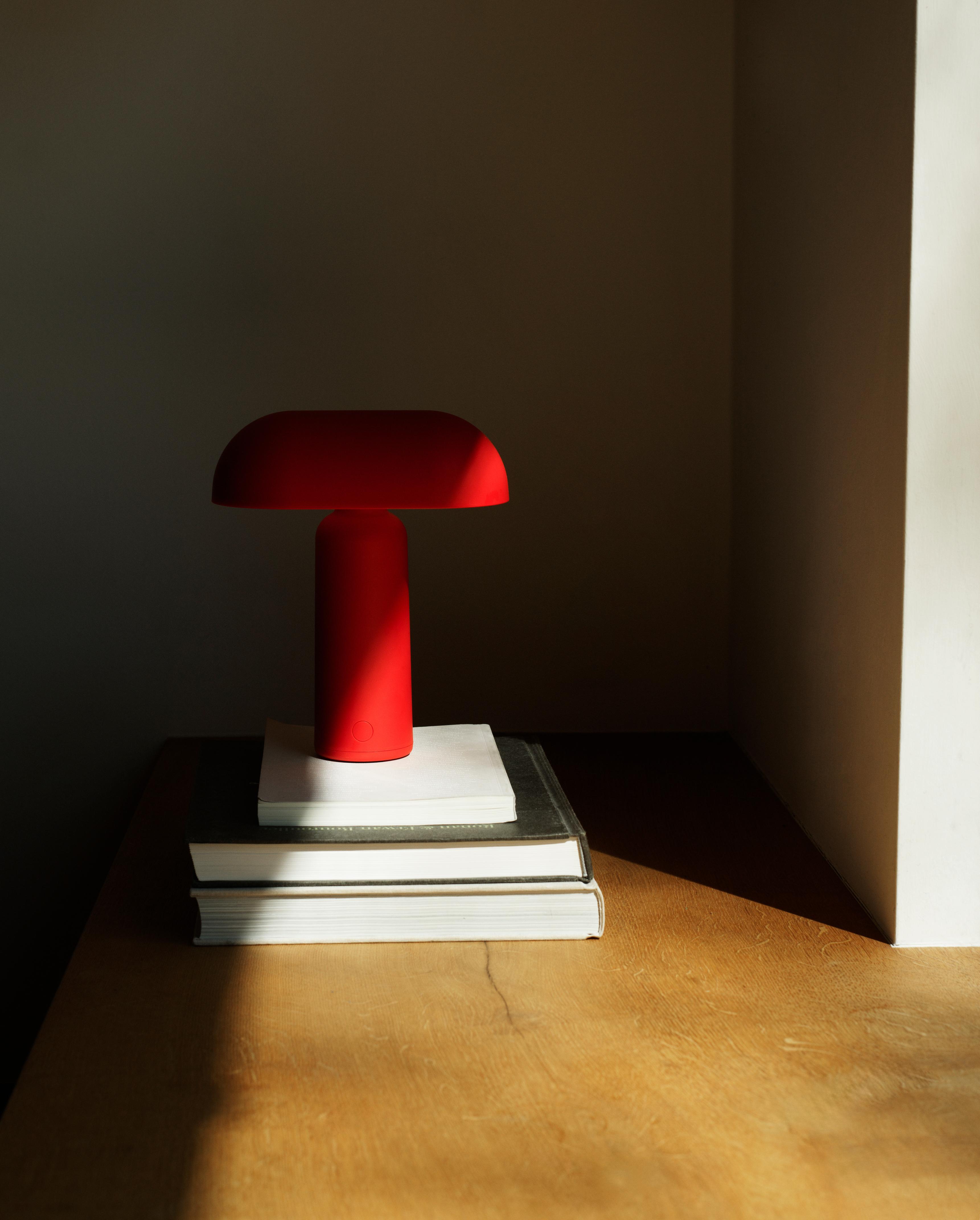 PORTA portable lamp red