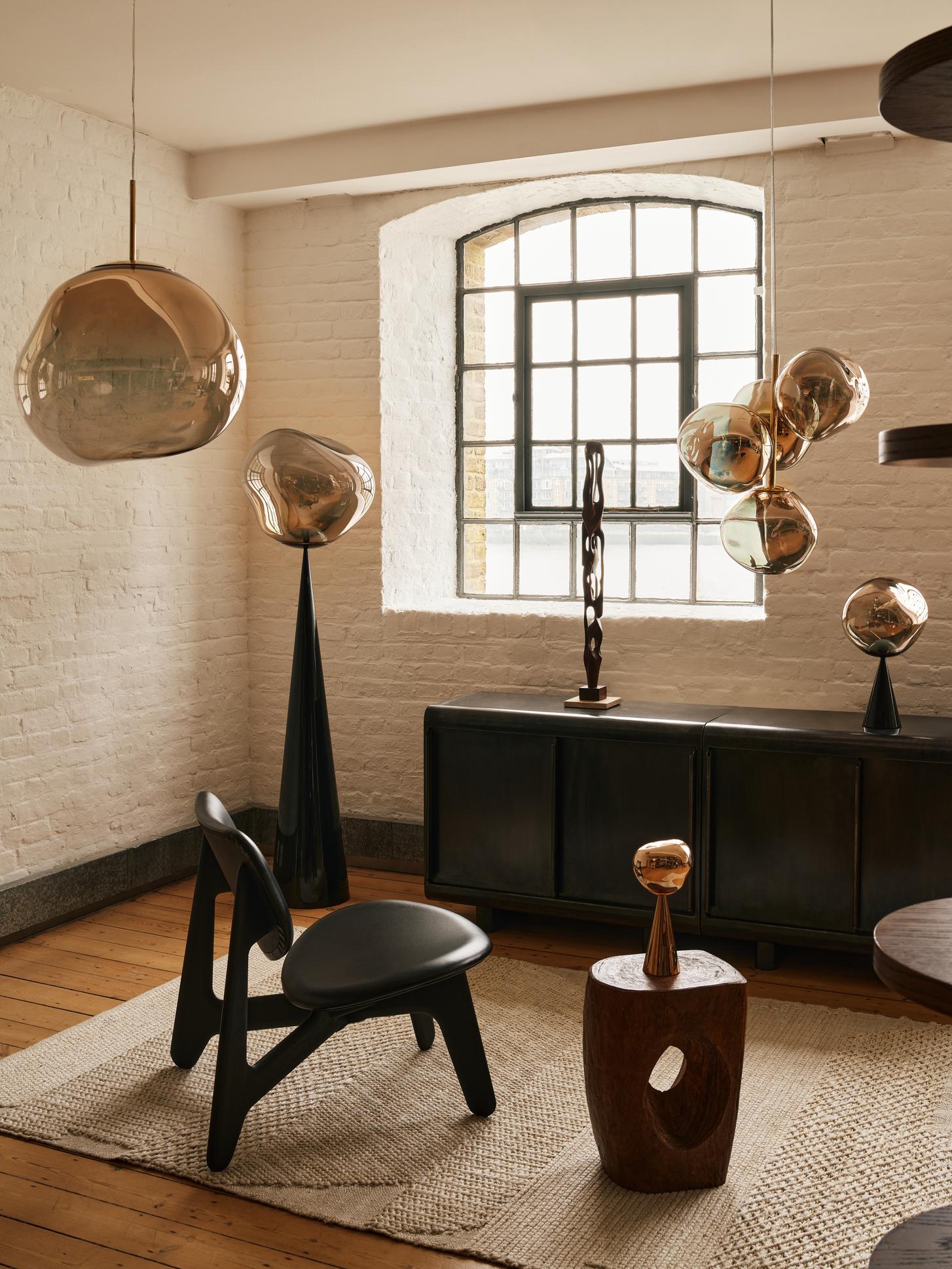 MELT chandelier in brown