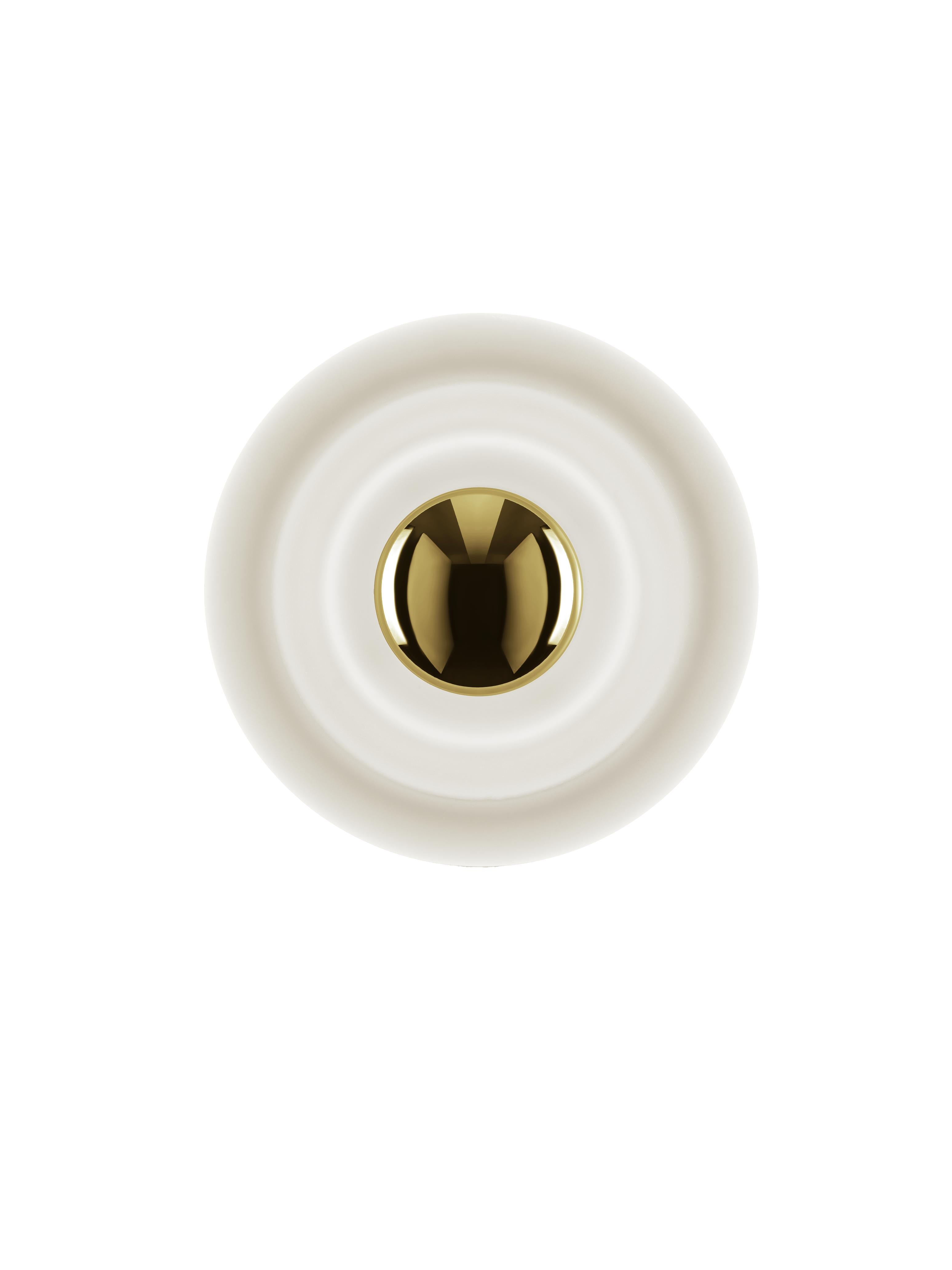 Wandleuchte PRESS mattes Glas