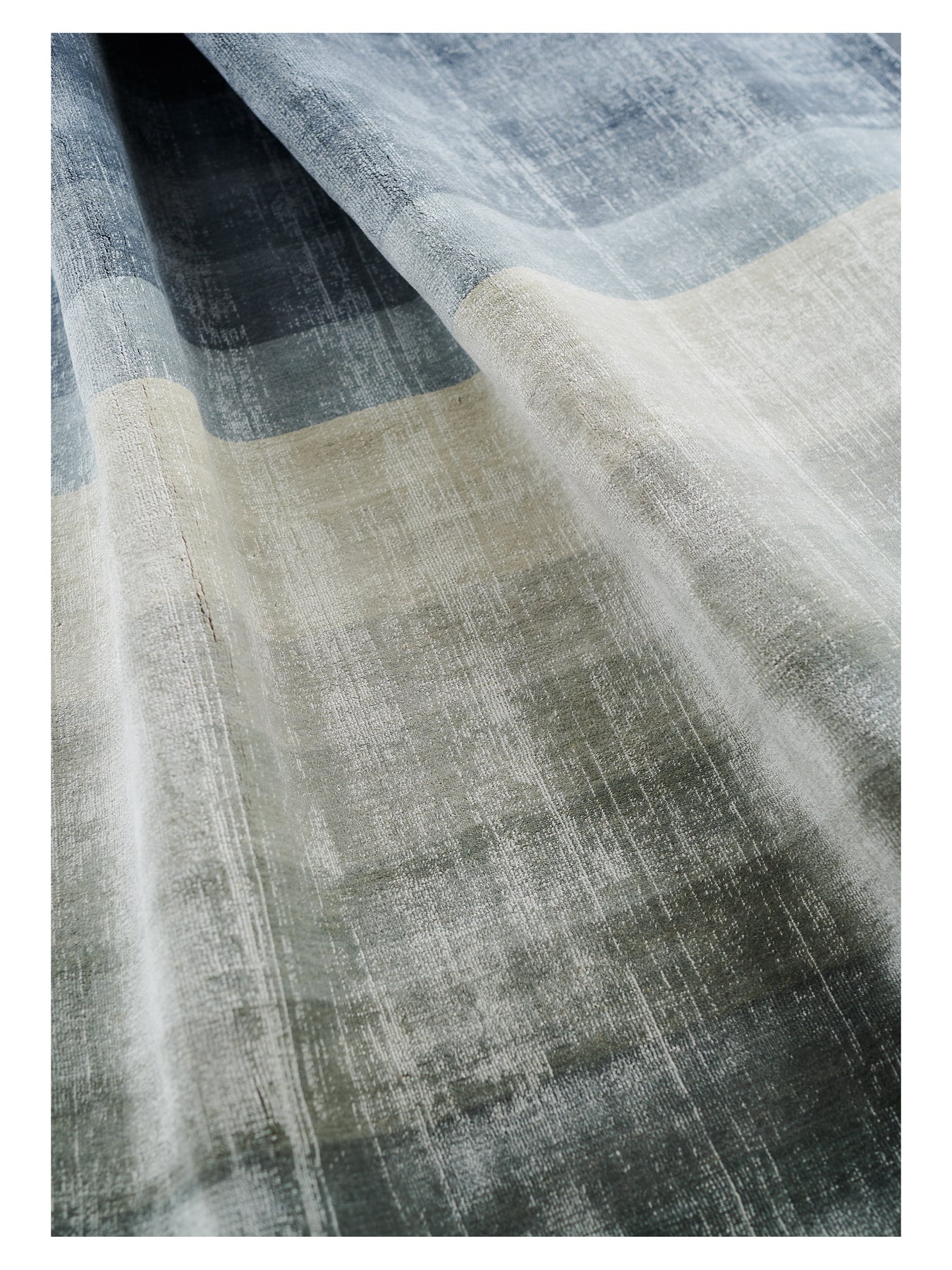 Teppich KOMBINIERUNG marineblau mit grau