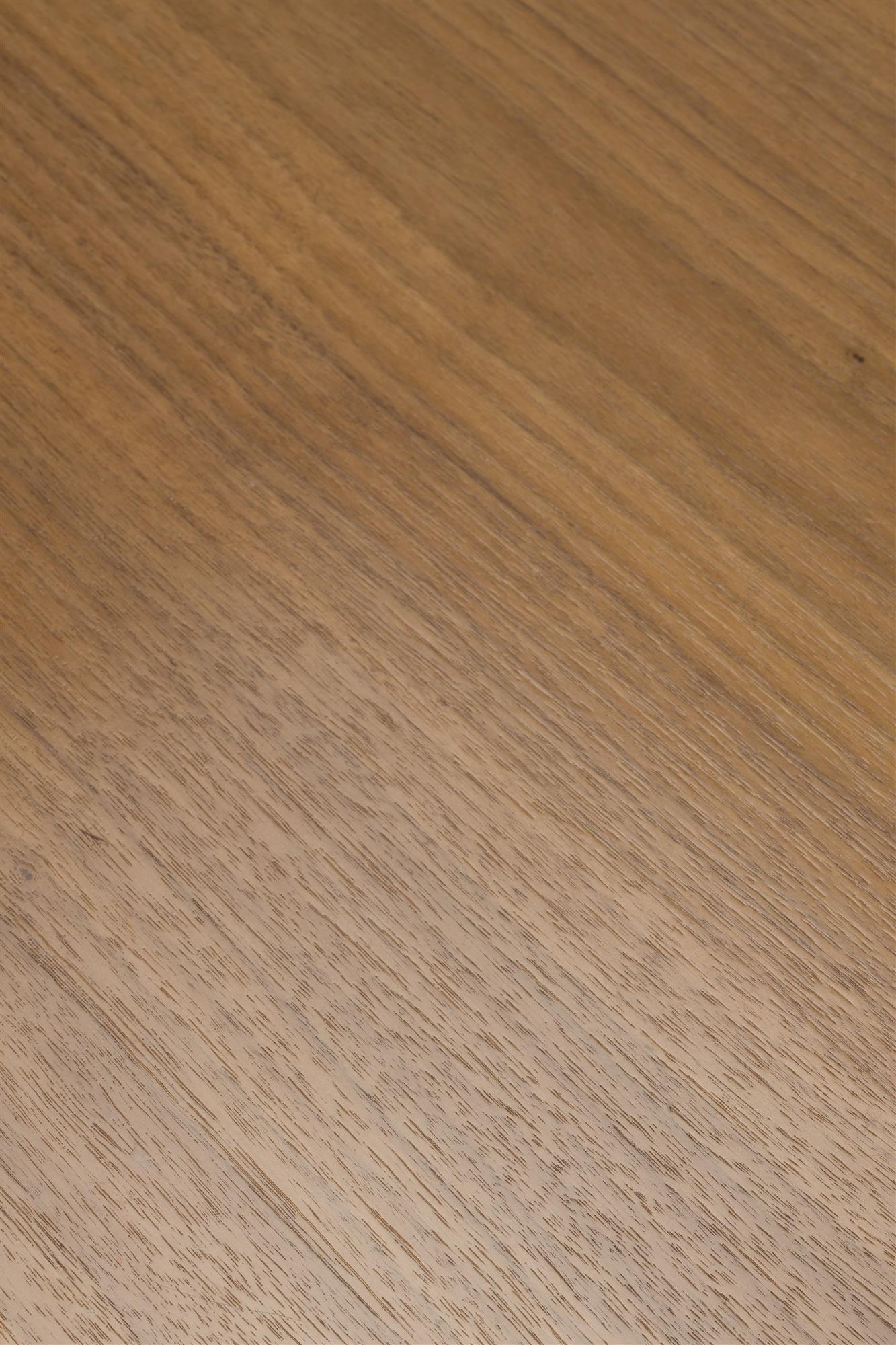 CHASE ORGANIC brown oval table with a black base