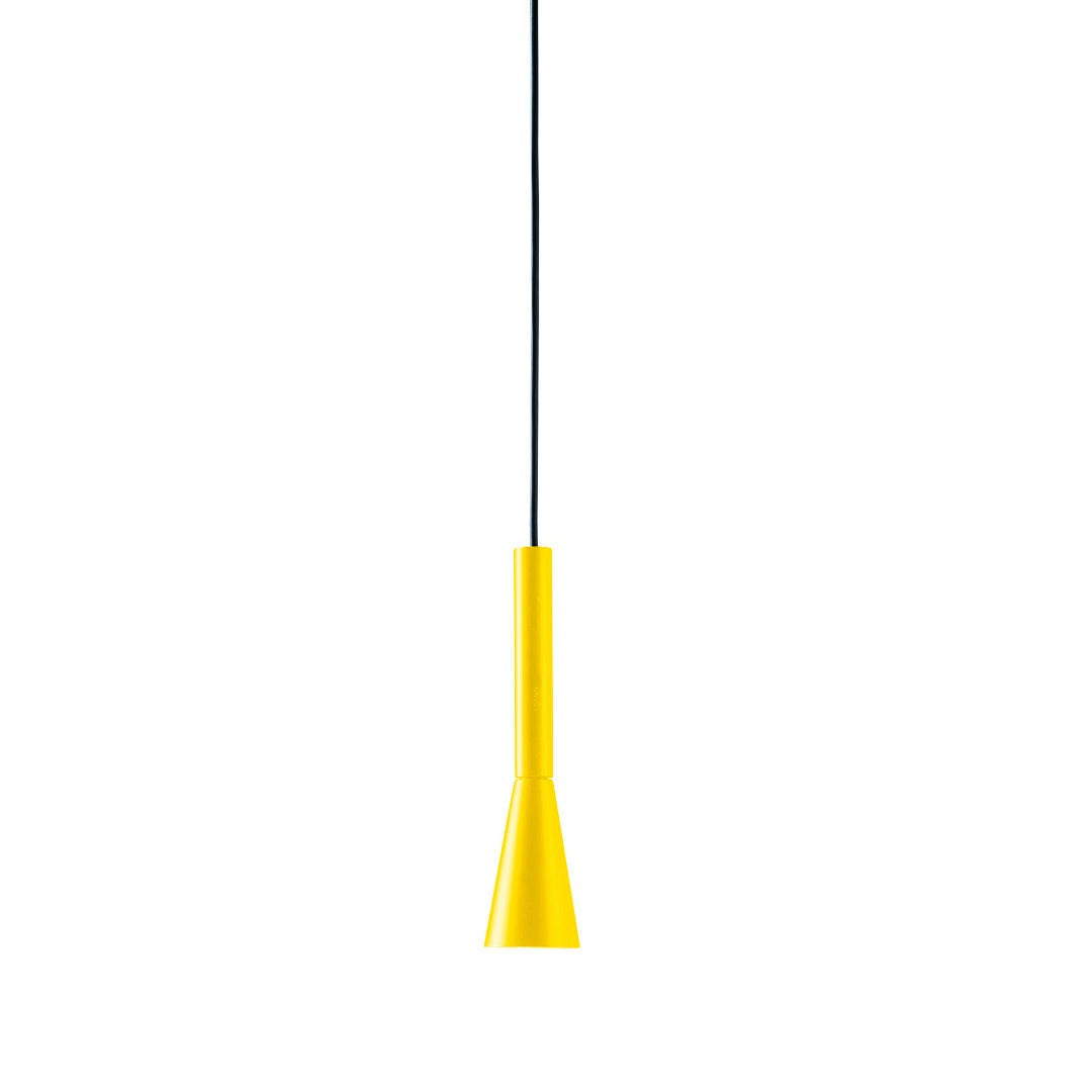 COLIBRÌ pendant lamp in glossy yellow
