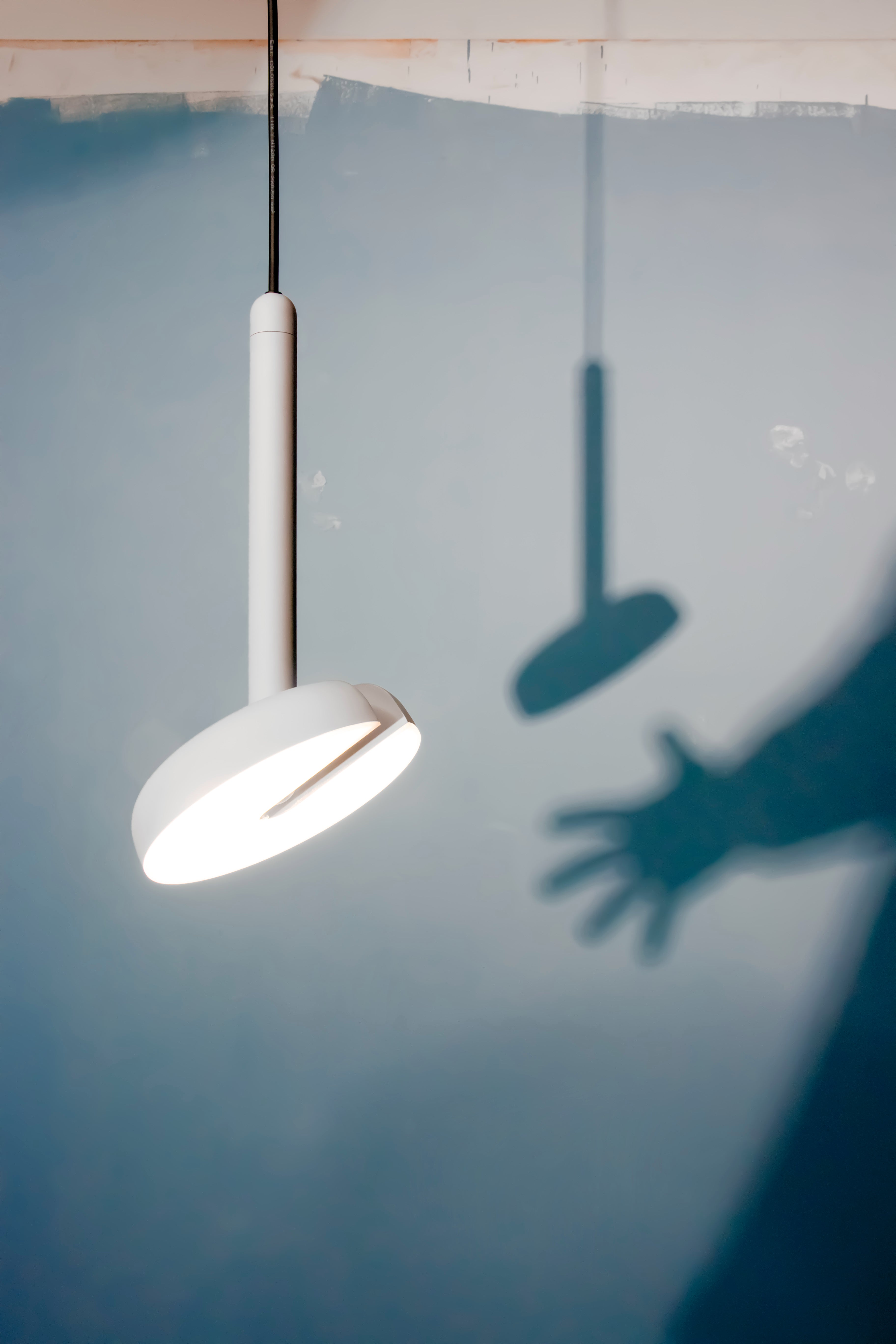 Lampa wisząca CABRIOLETTE połyskujący biały