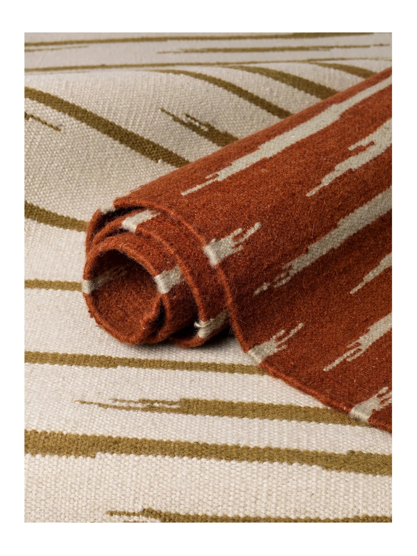 Läufer SIV - EIVOR rostrot mit Beige