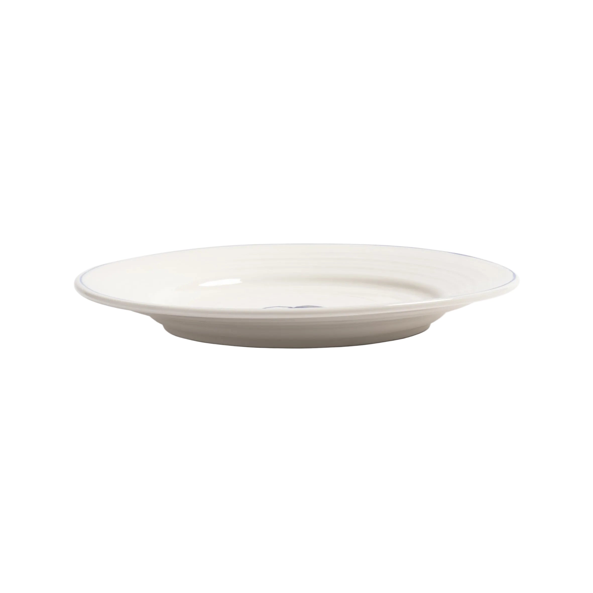 ANOUK HEART white and blue plate set